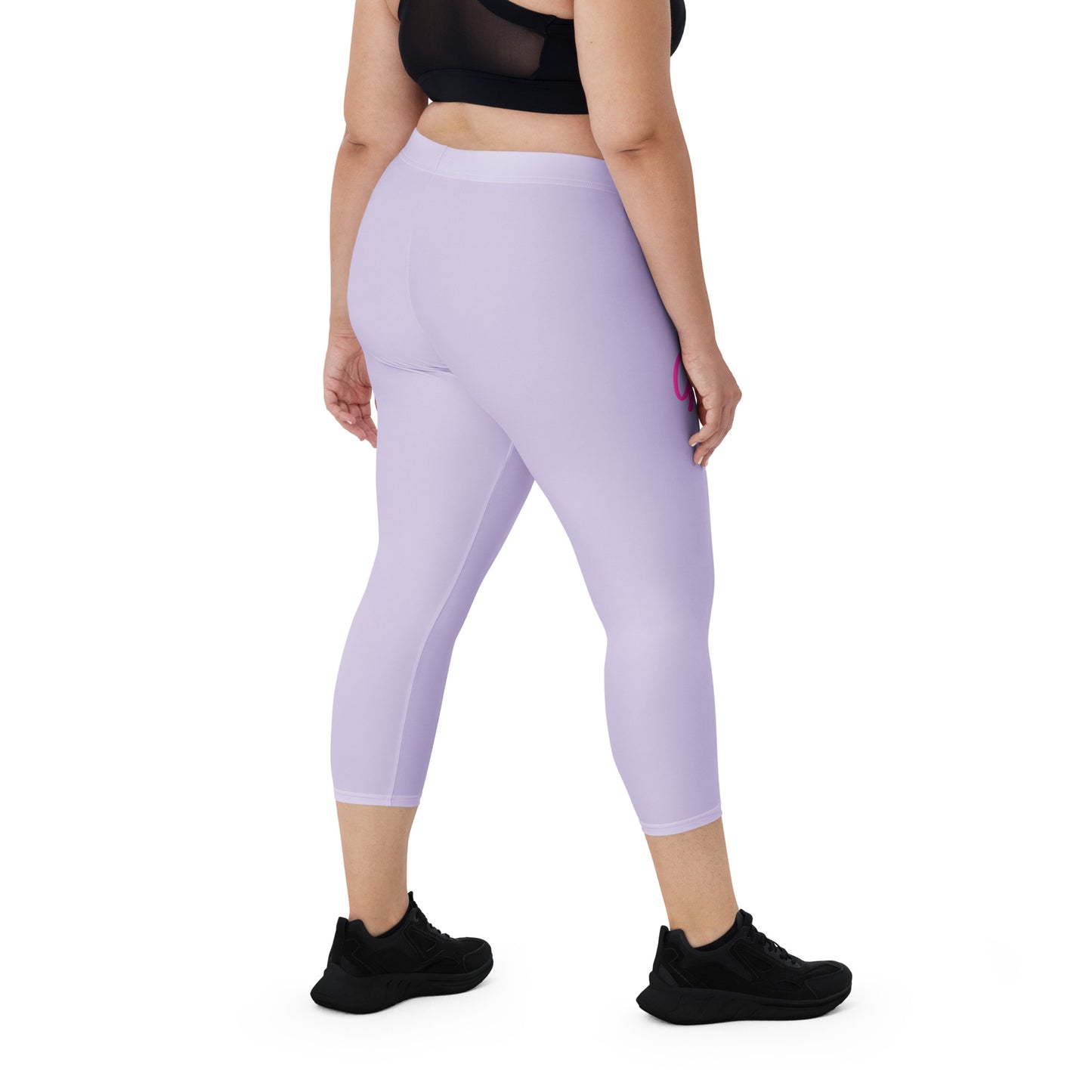 GymWidowz Capri Leggings - Lilac