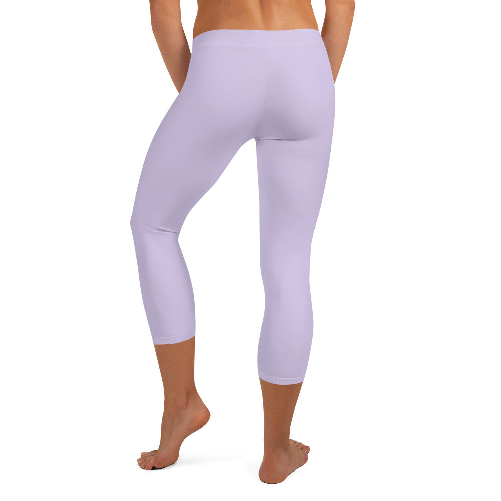 GymWidowz Capri Leggings - Lilac