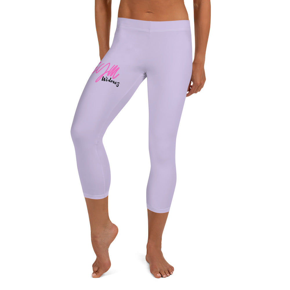 GymWidowz Capri Leggings - Lilac