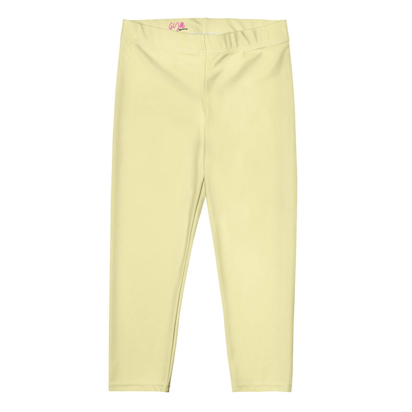 GymWidowz Capri Leggings - Yellow