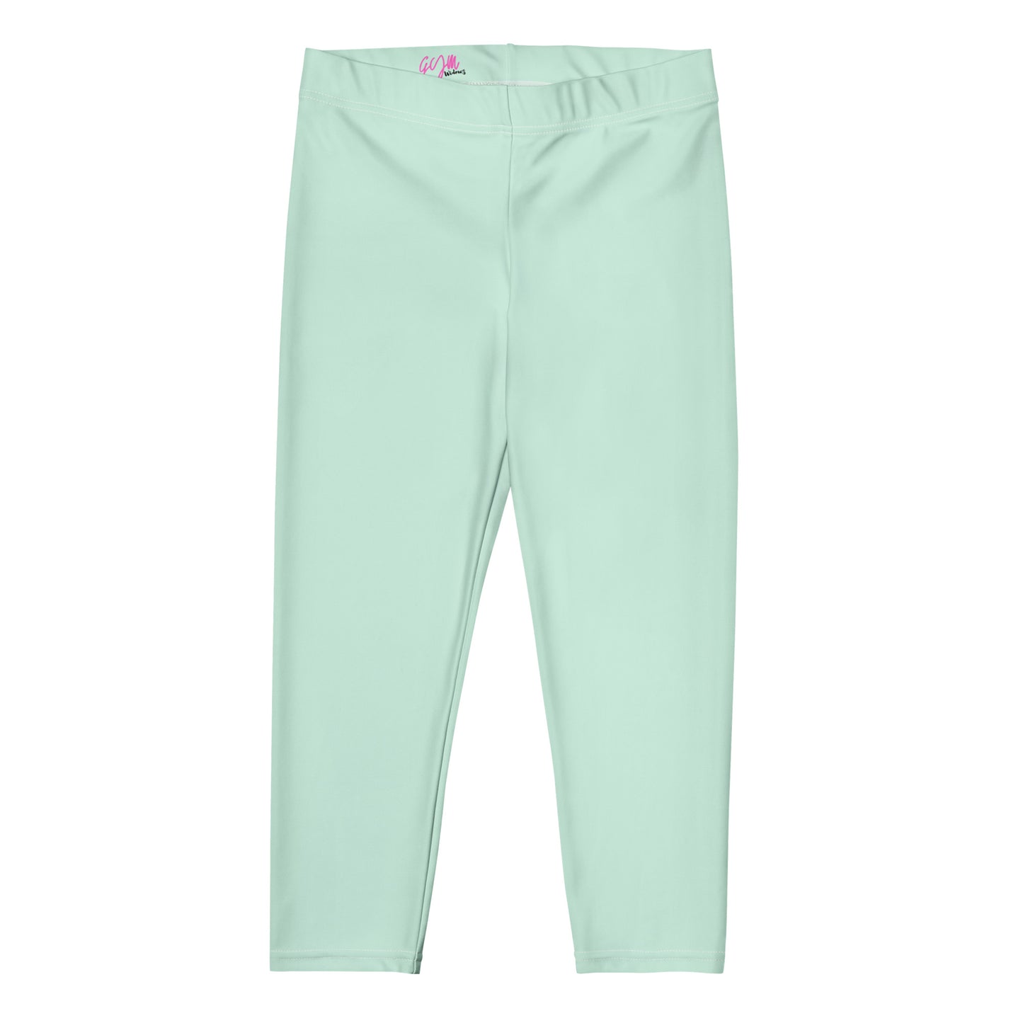 GymWidowz Capri Leggings - Light Green