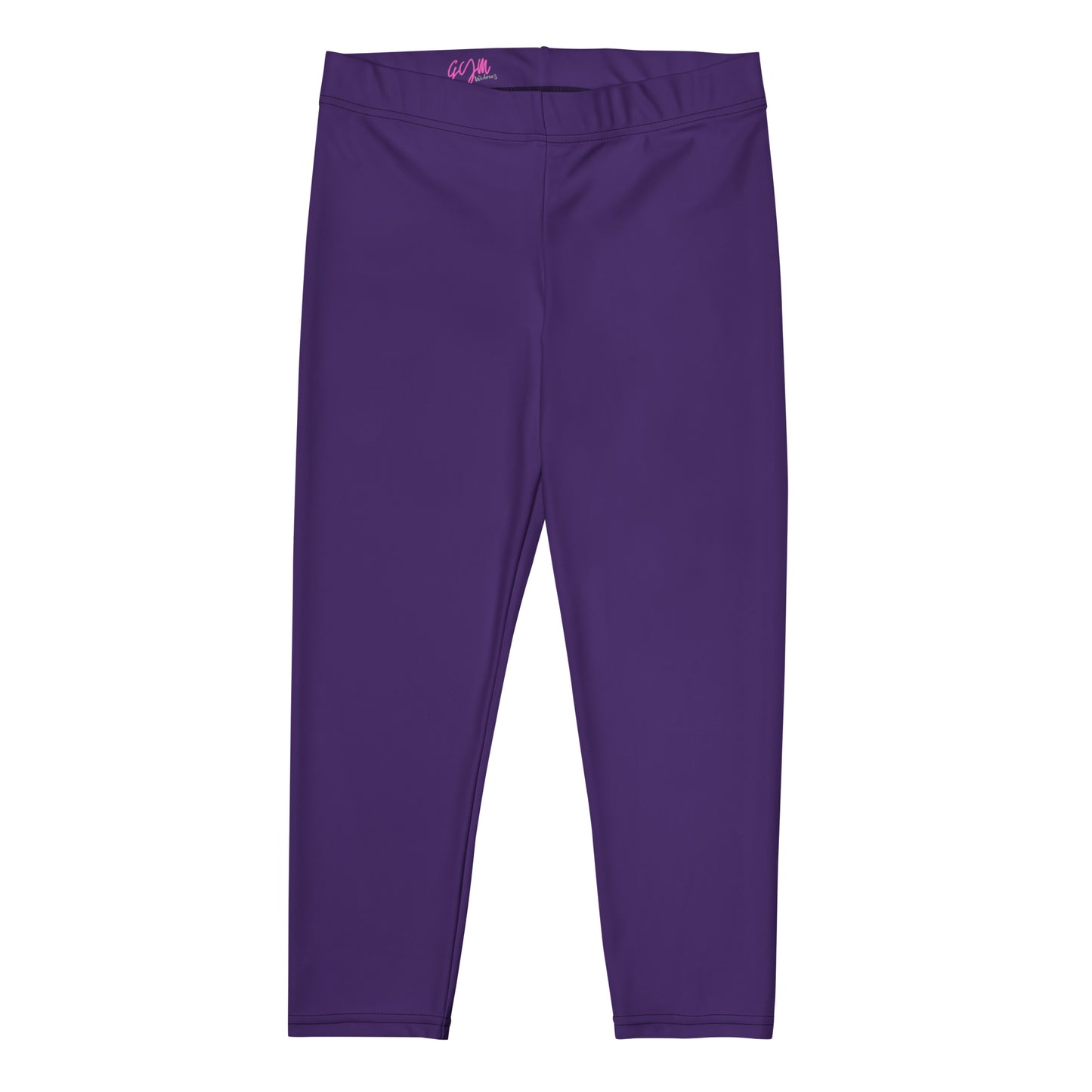 GymWidowz Capri Leggings - Dark Purple