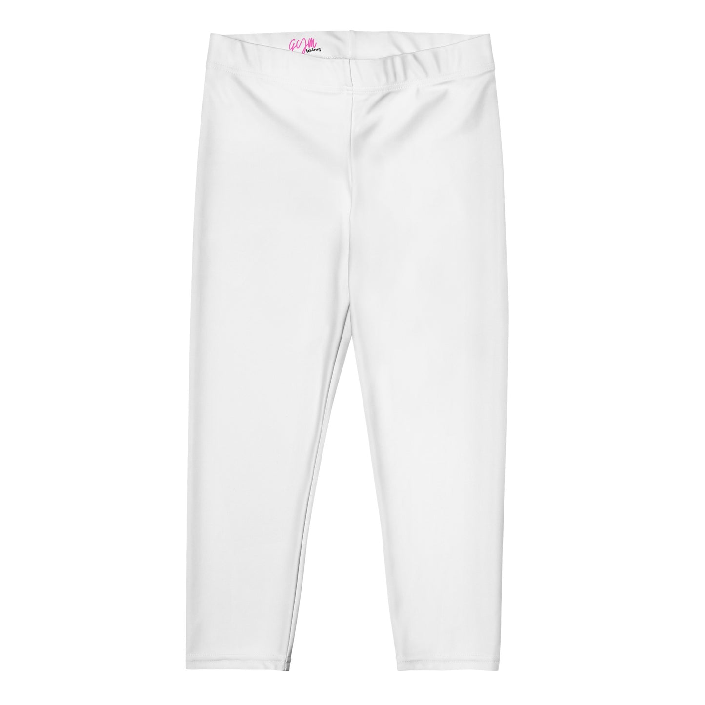 GymWidowz Capri Leggings - White
