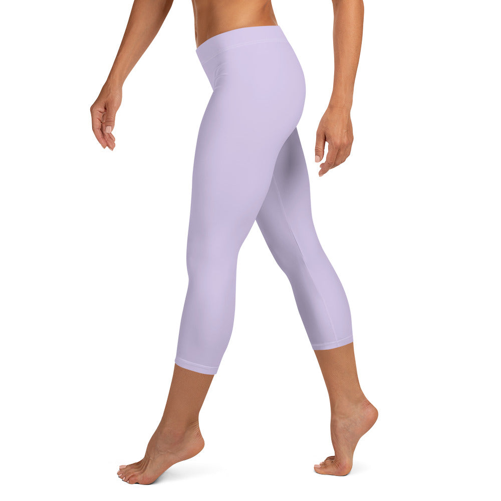 GymWidowz Capri Leggings - Lilac