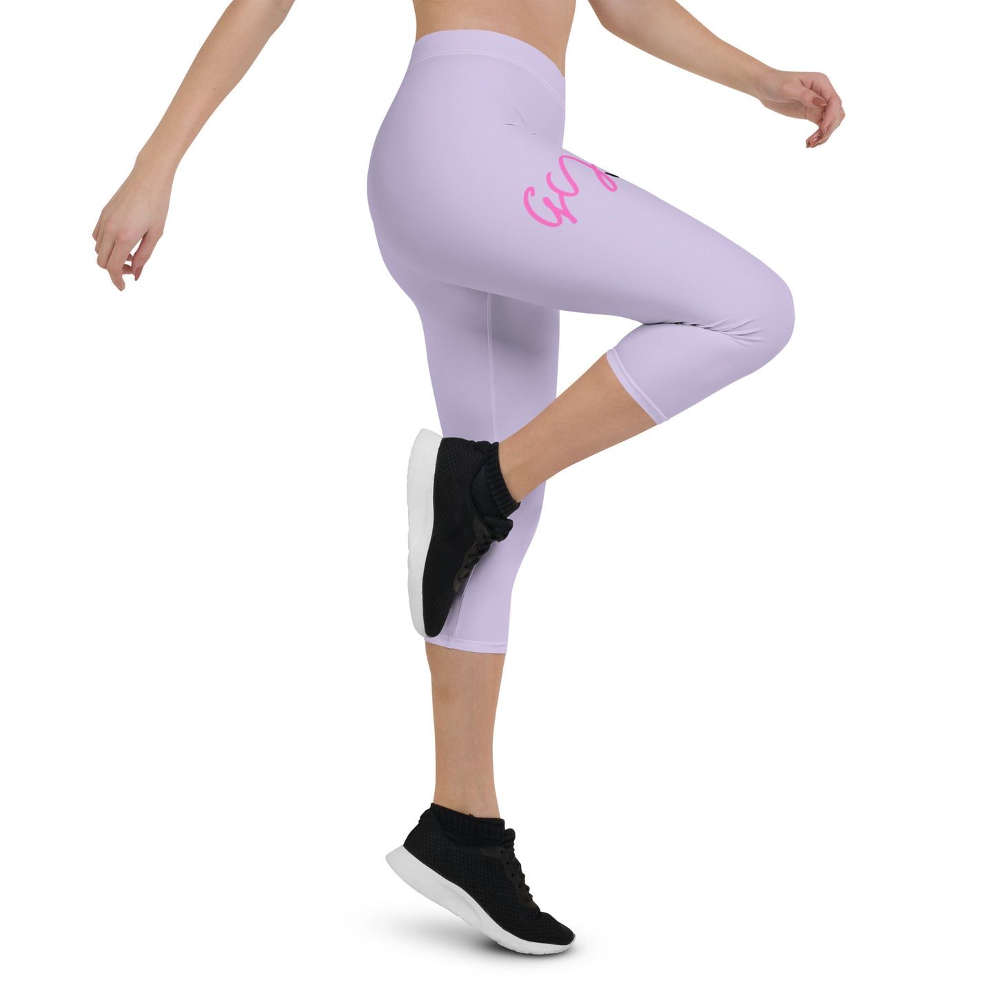 GymWidowz Capri Leggings - Lilac