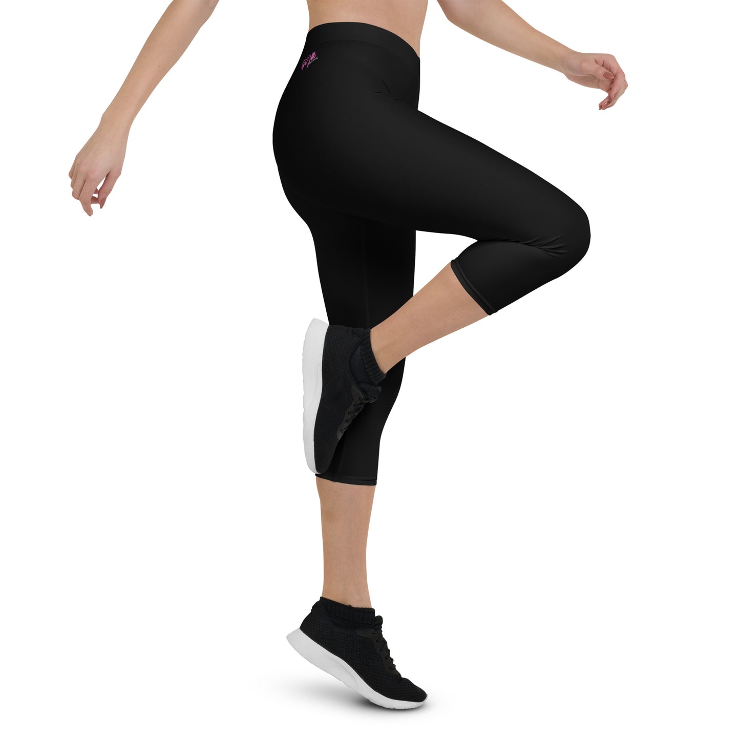 GymWidowz Capri Leggings - Black