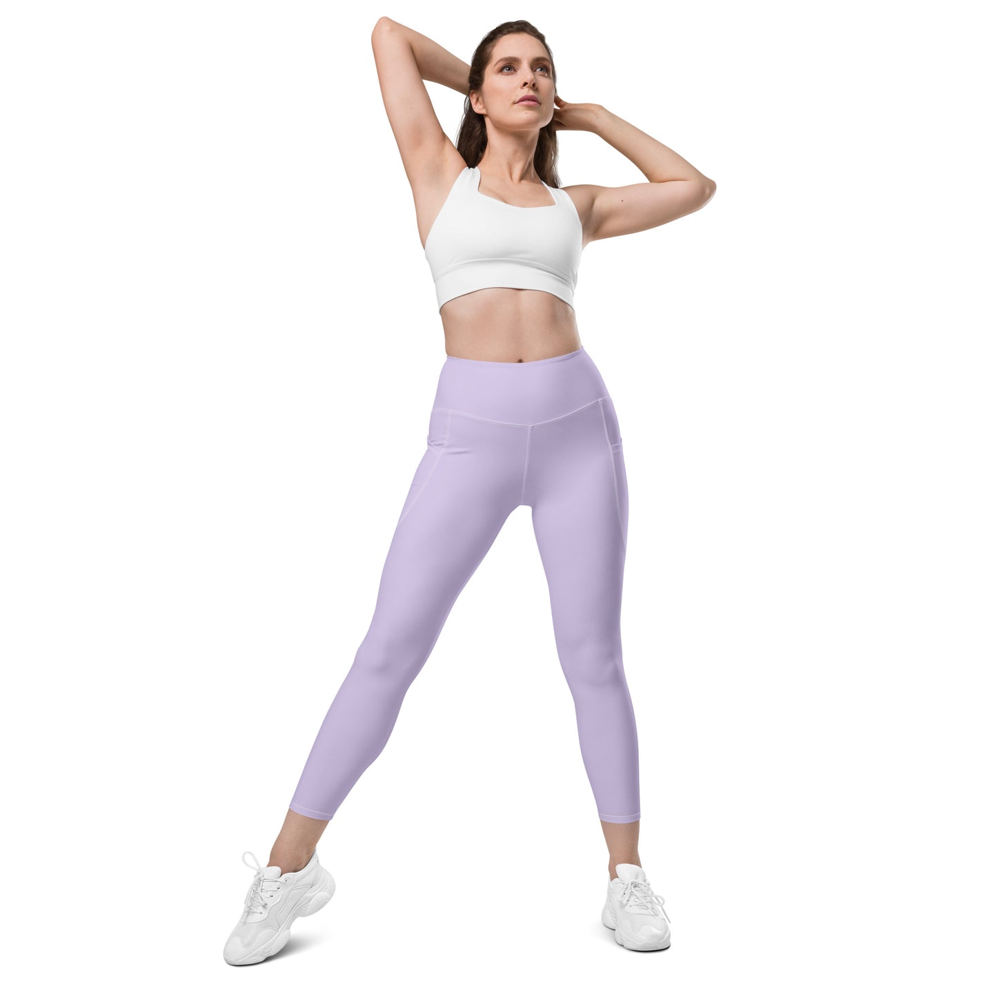GymWidowz Leggings with pockets - Light Purple