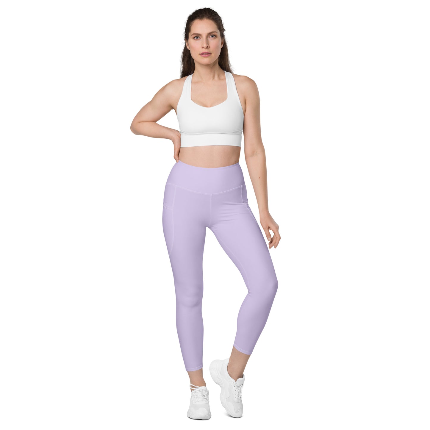 GymWidowz Leggings with pockets - Light Purple