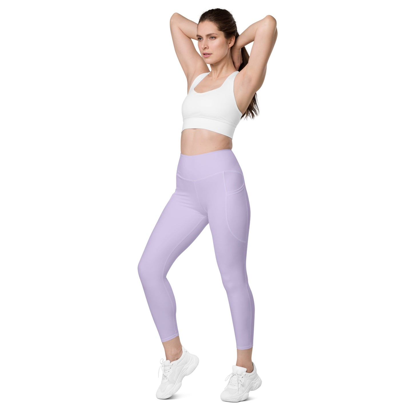 GymWidowz Leggings with pockets - Light Purple