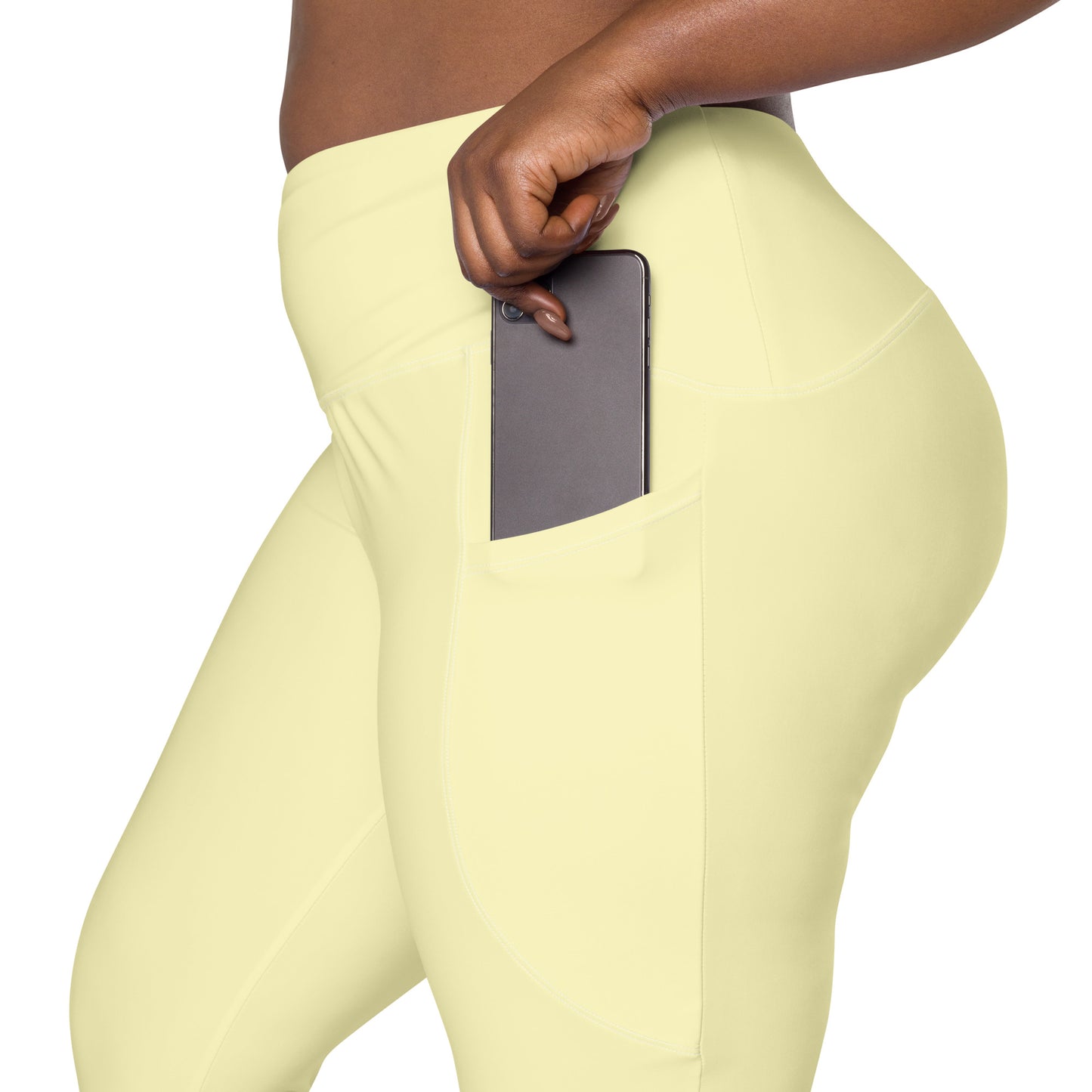 GymWidowz Leggings with pockets - Yellow