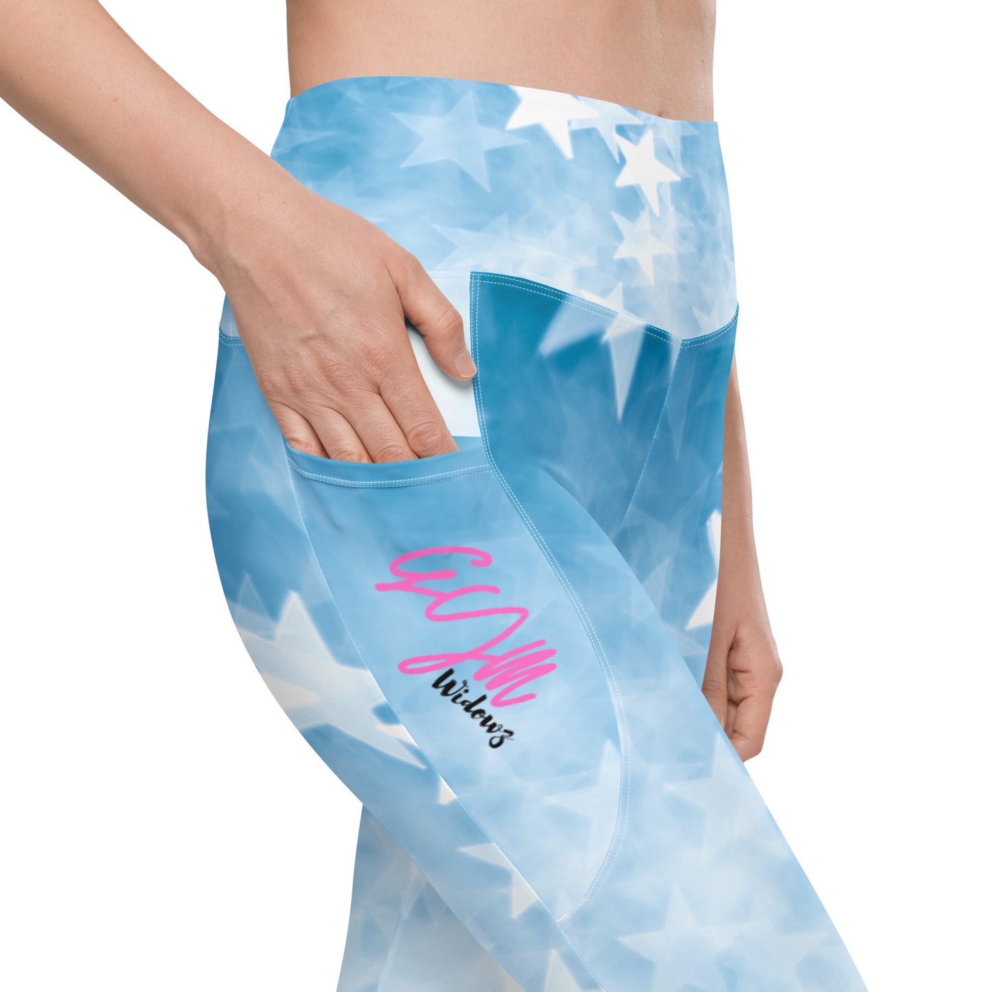 GymWidowz Leggings with pockets - Stars