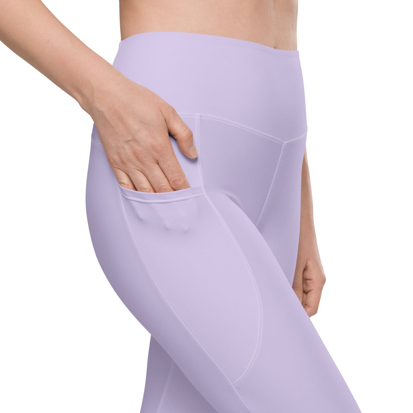 GymWidowz Leggings with pockets - Light Purple