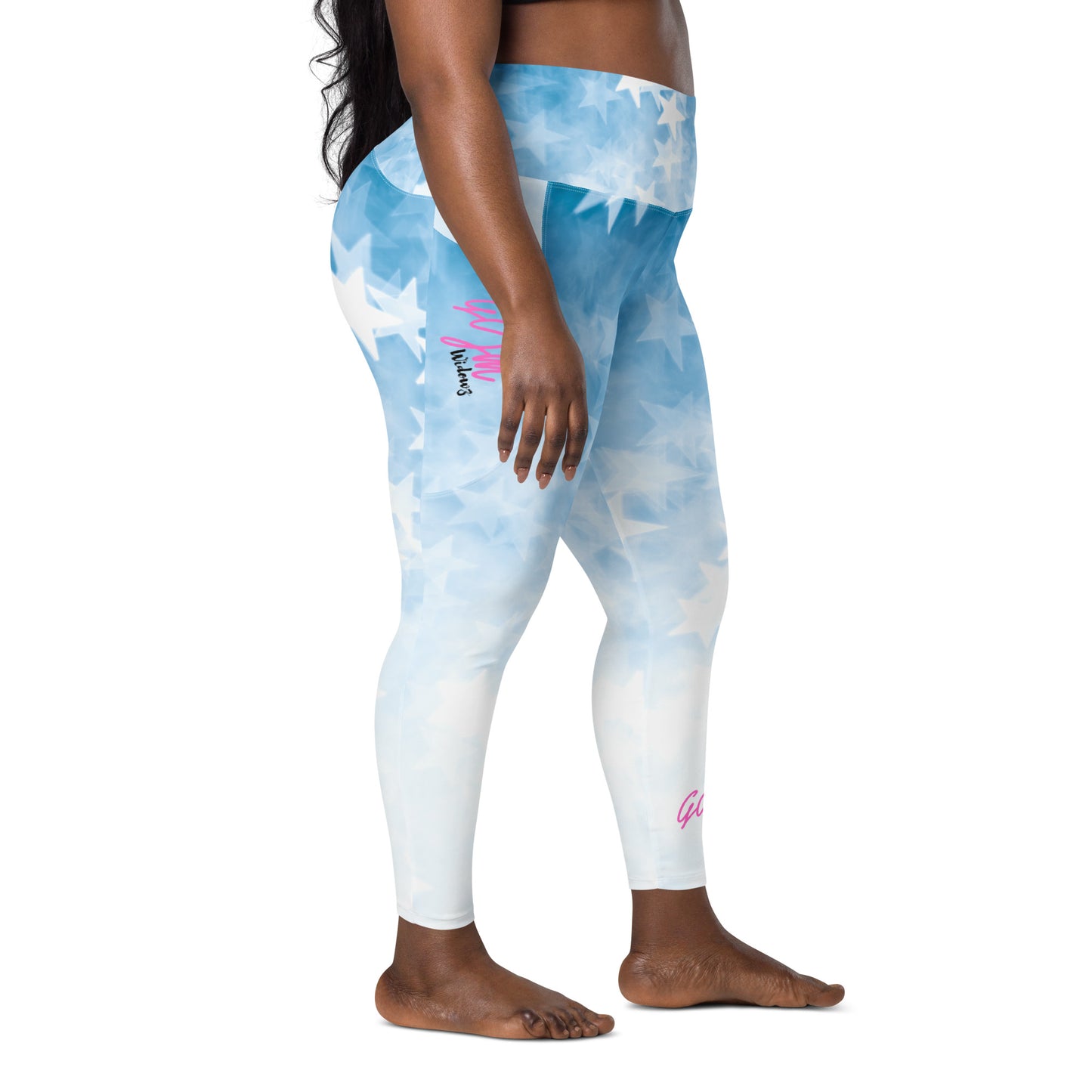 GymWidowz Leggings with pockets - Stars