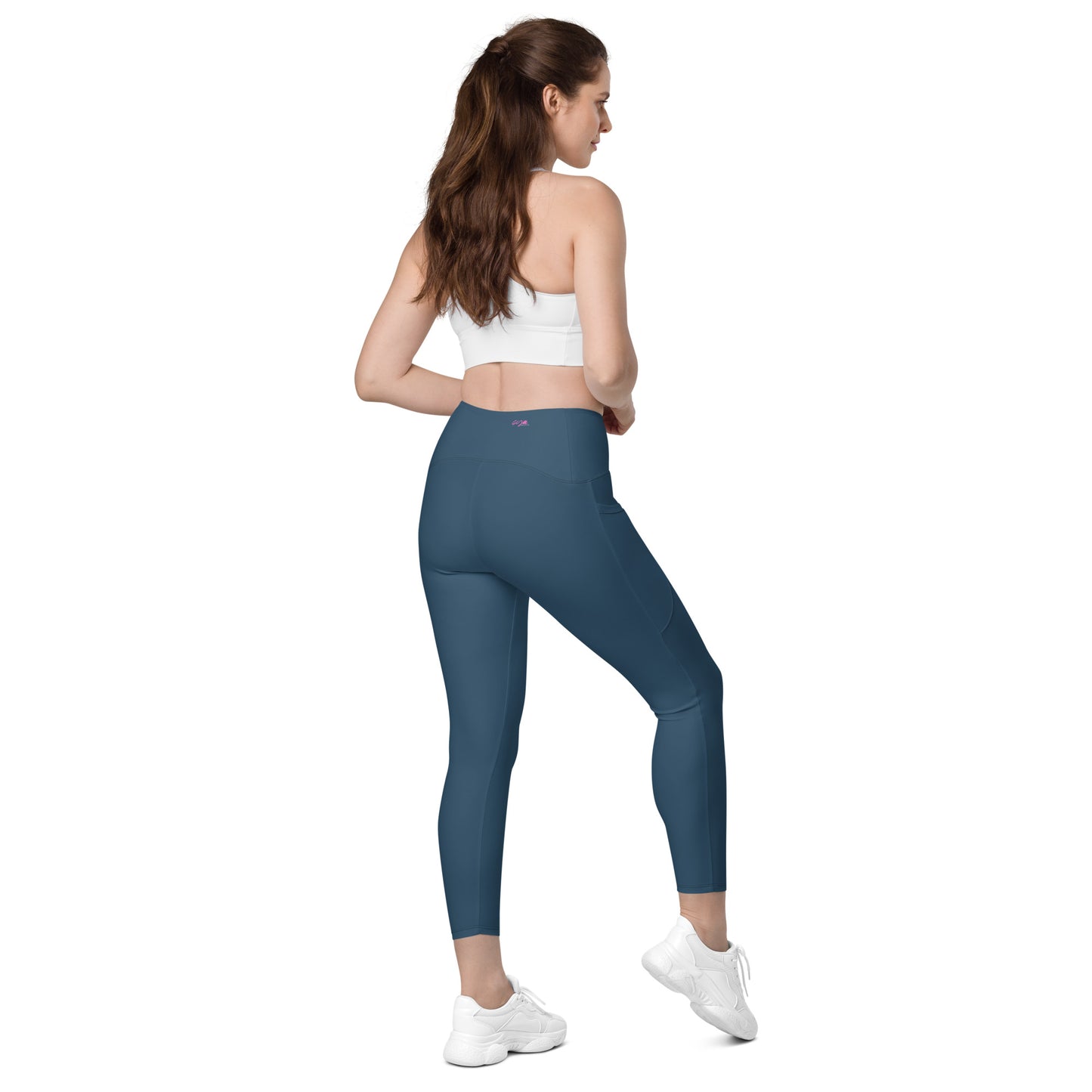 GymWidowz Leggings with pockets - Dark Blue