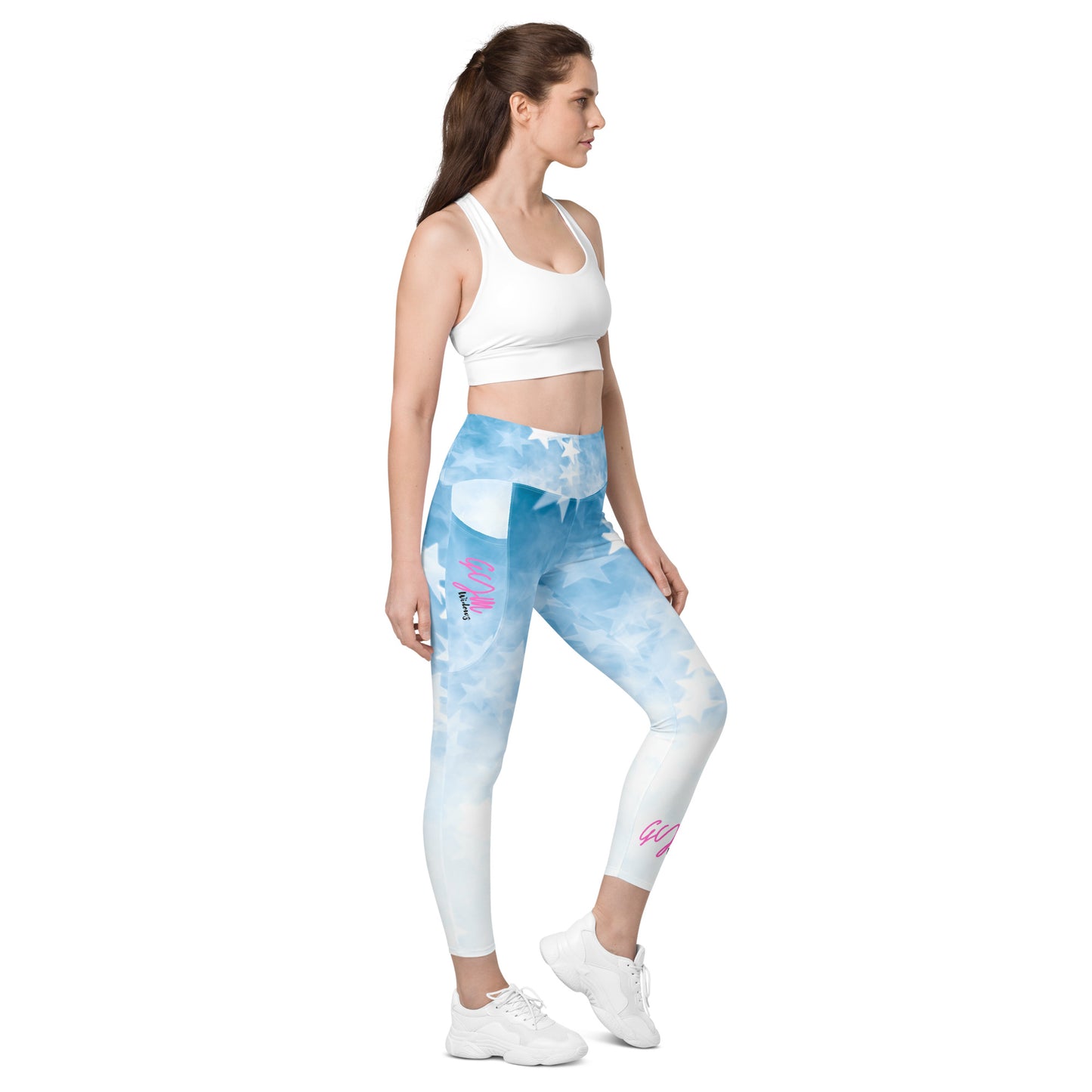 GymWidowz Leggings with pockets - Stars