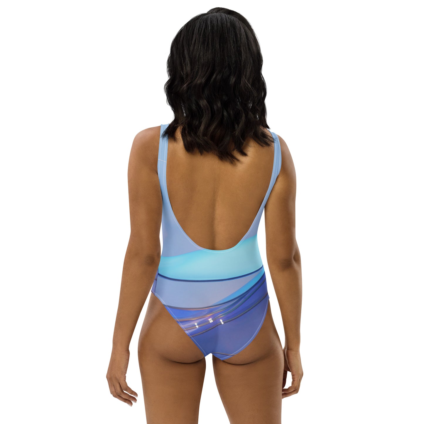 GymWidowz One-Piece Swimsuit - The Blues