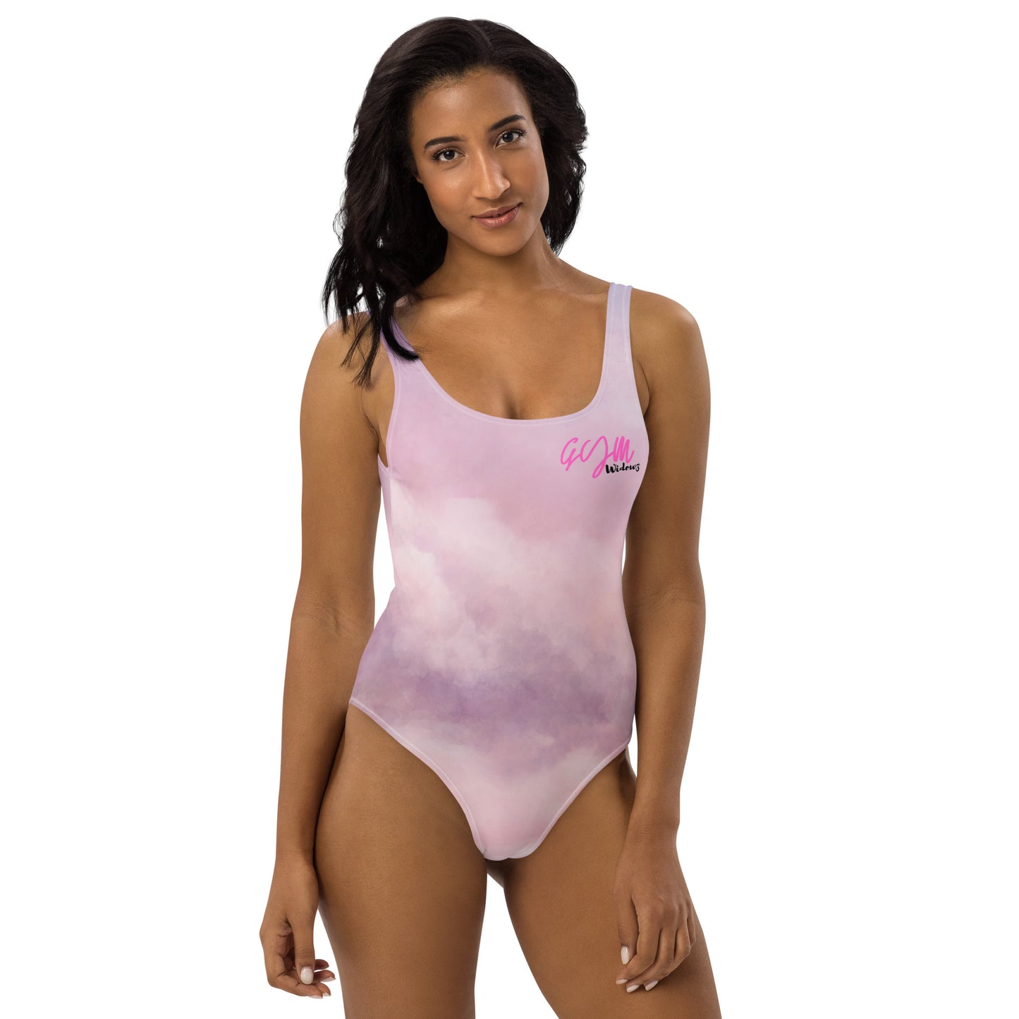GymWidowz One-Piece Swimsuit - Clouds