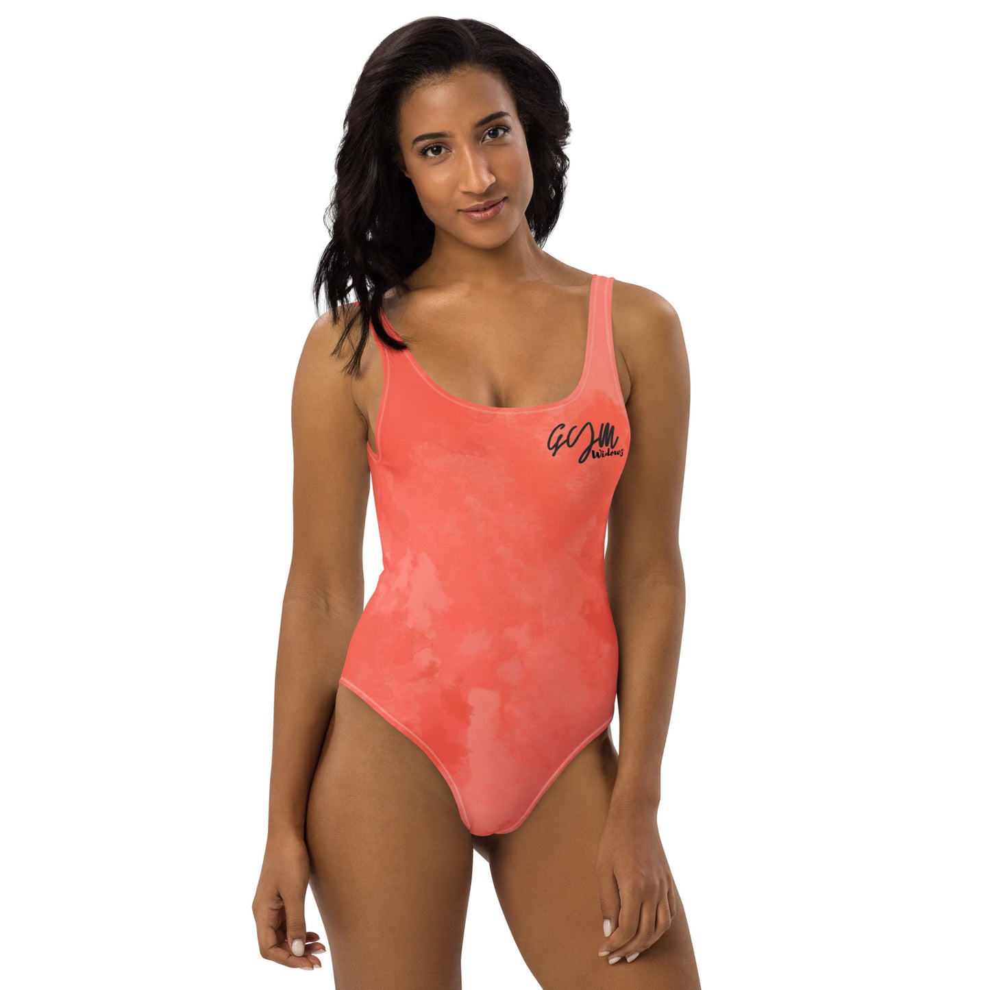 GymWidowz One-Piece Swimsuit - Coral