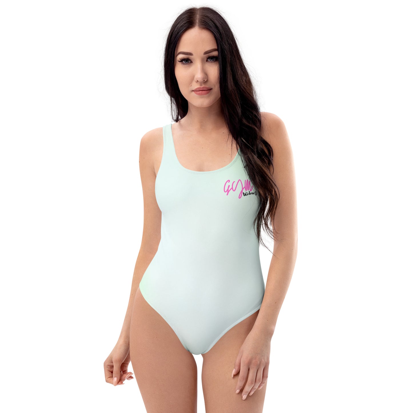 GymWidowz One-Piece Swimsuit - Hint of Mint