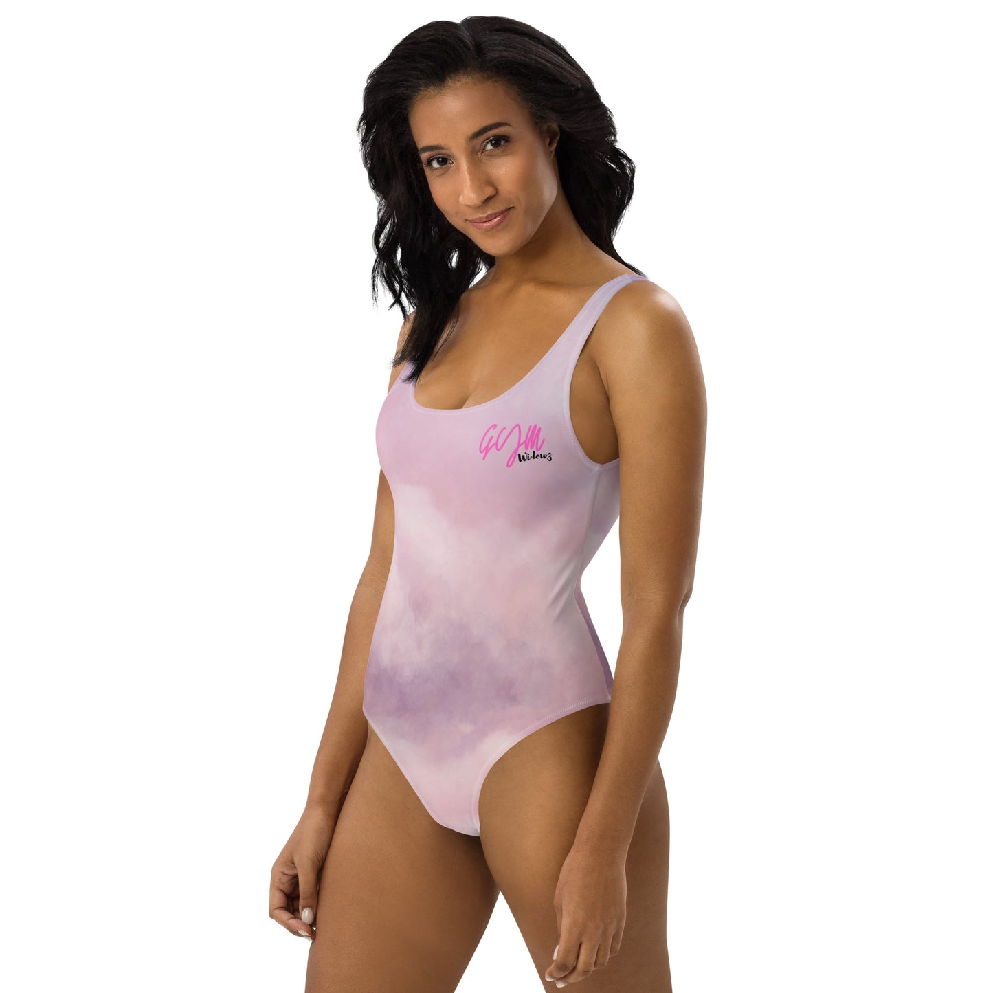 GymWidowz One-Piece Swimsuit - Clouds