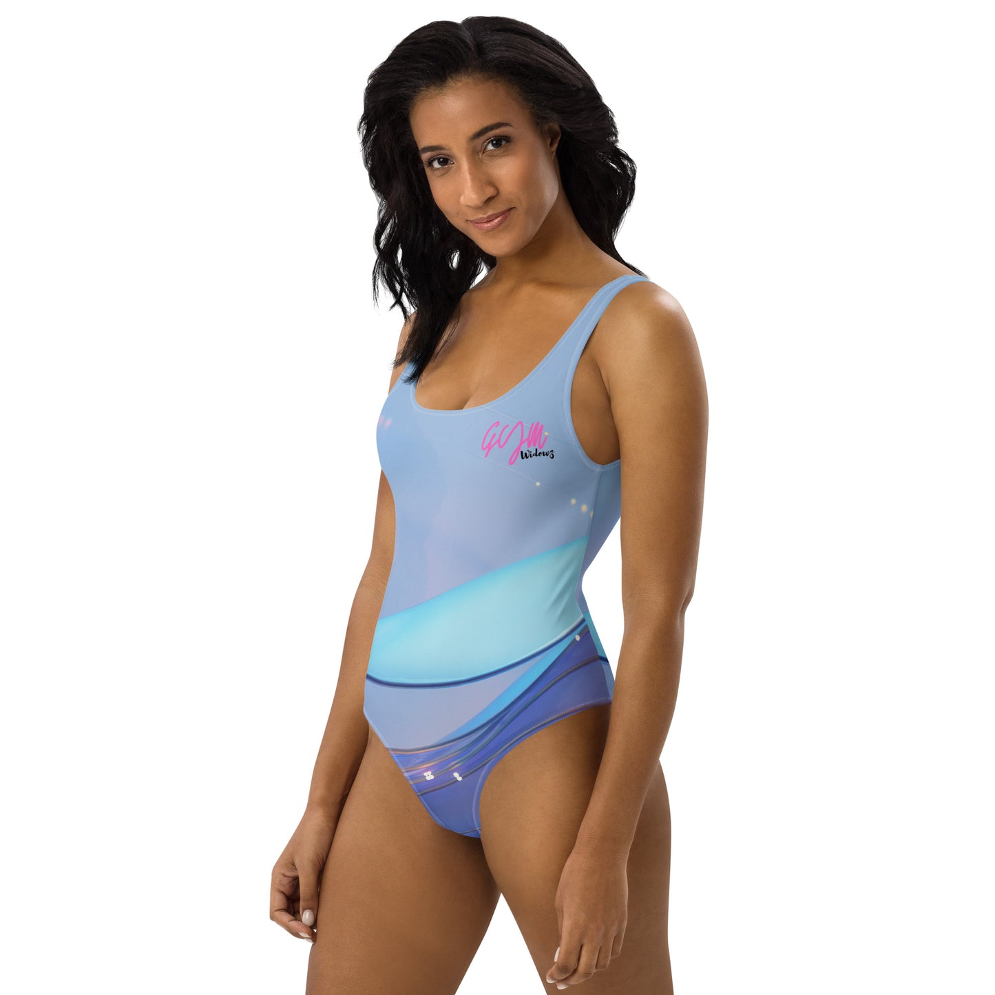 GymWidowz One-Piece Swimsuit - The Blues
