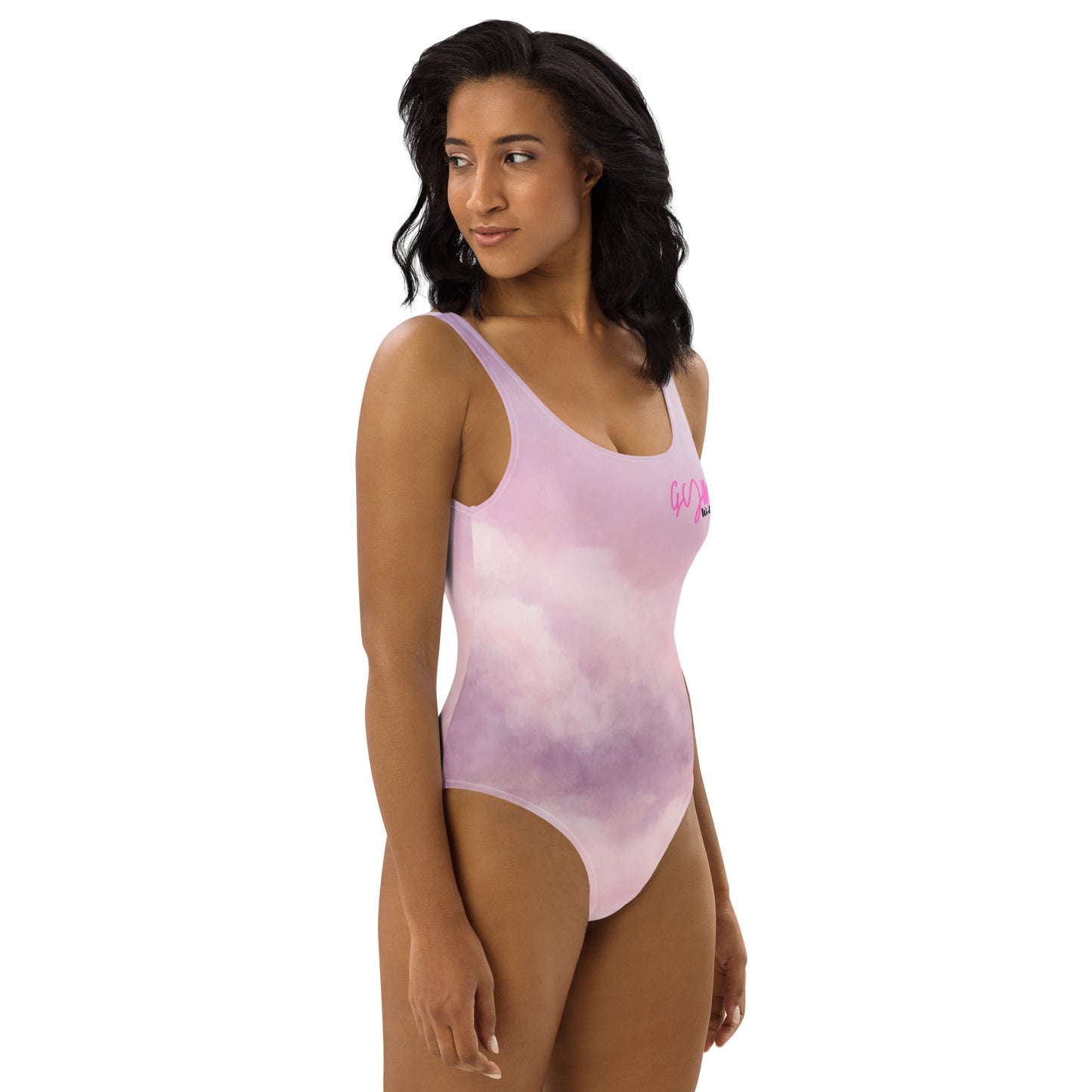 GymWidowz One-Piece Swimsuit - Clouds