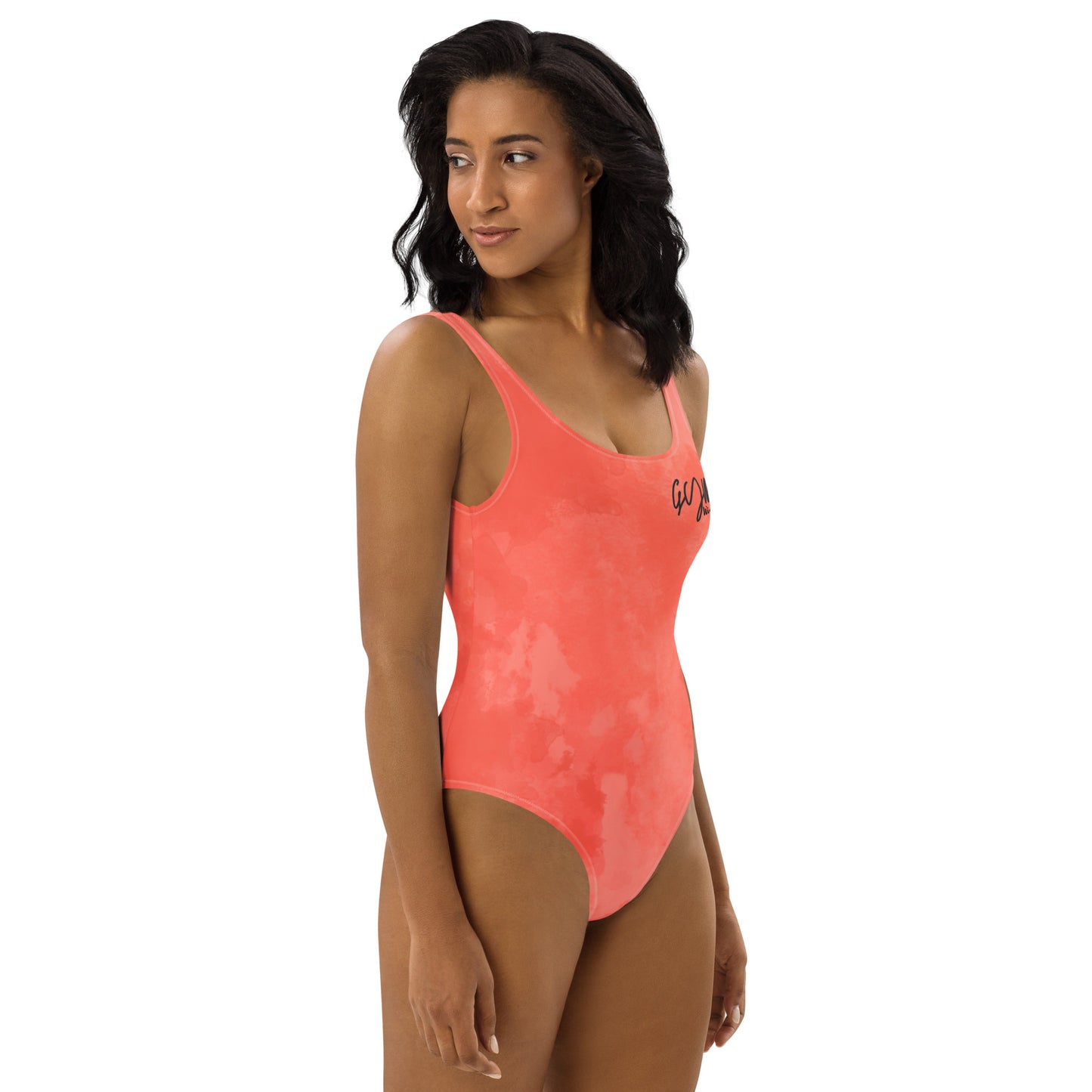 GymWidowz One-Piece Swimsuit - Coral