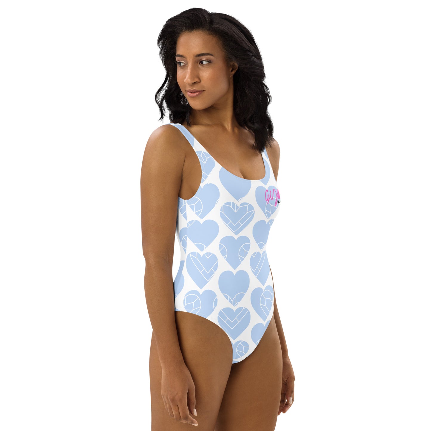 GymWidowz One-Piece Swimsuit - Hearts