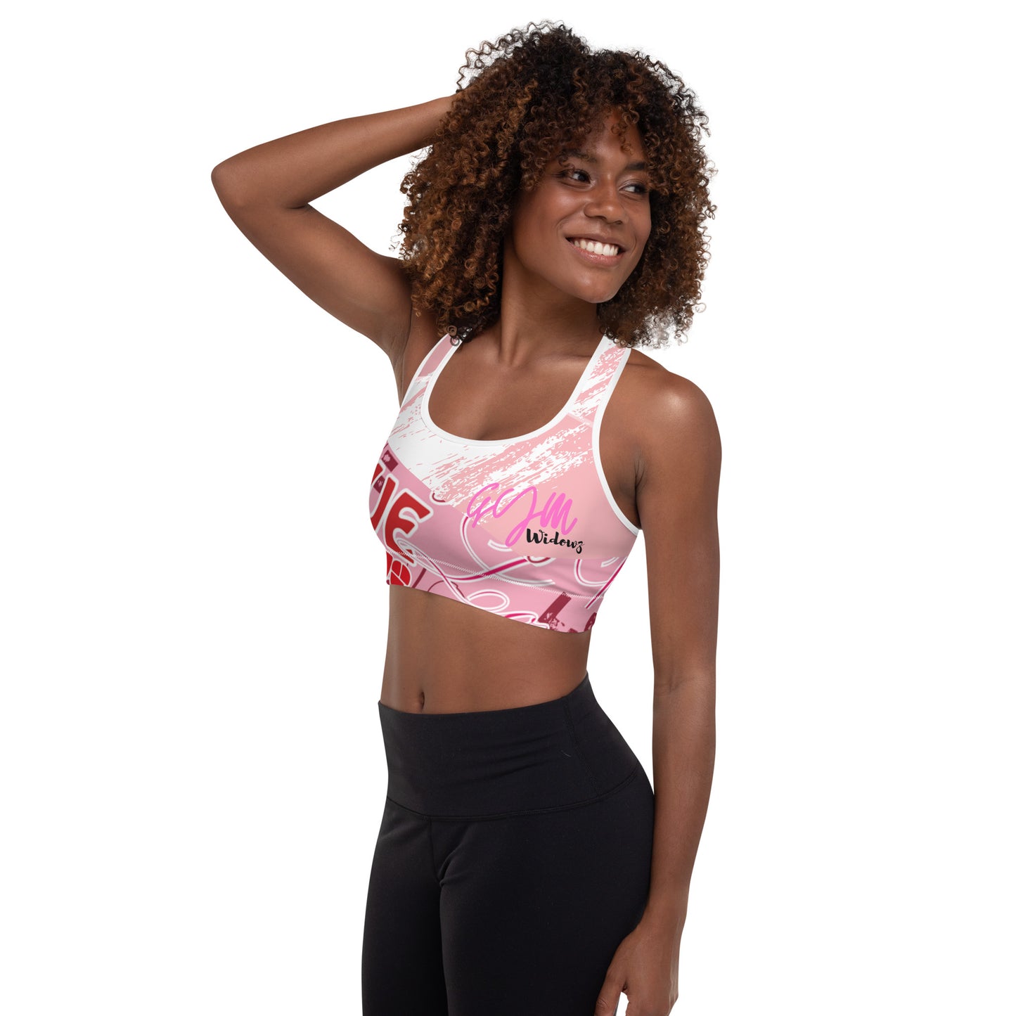 GymWidowz Padded Sports Bra - Love Collection