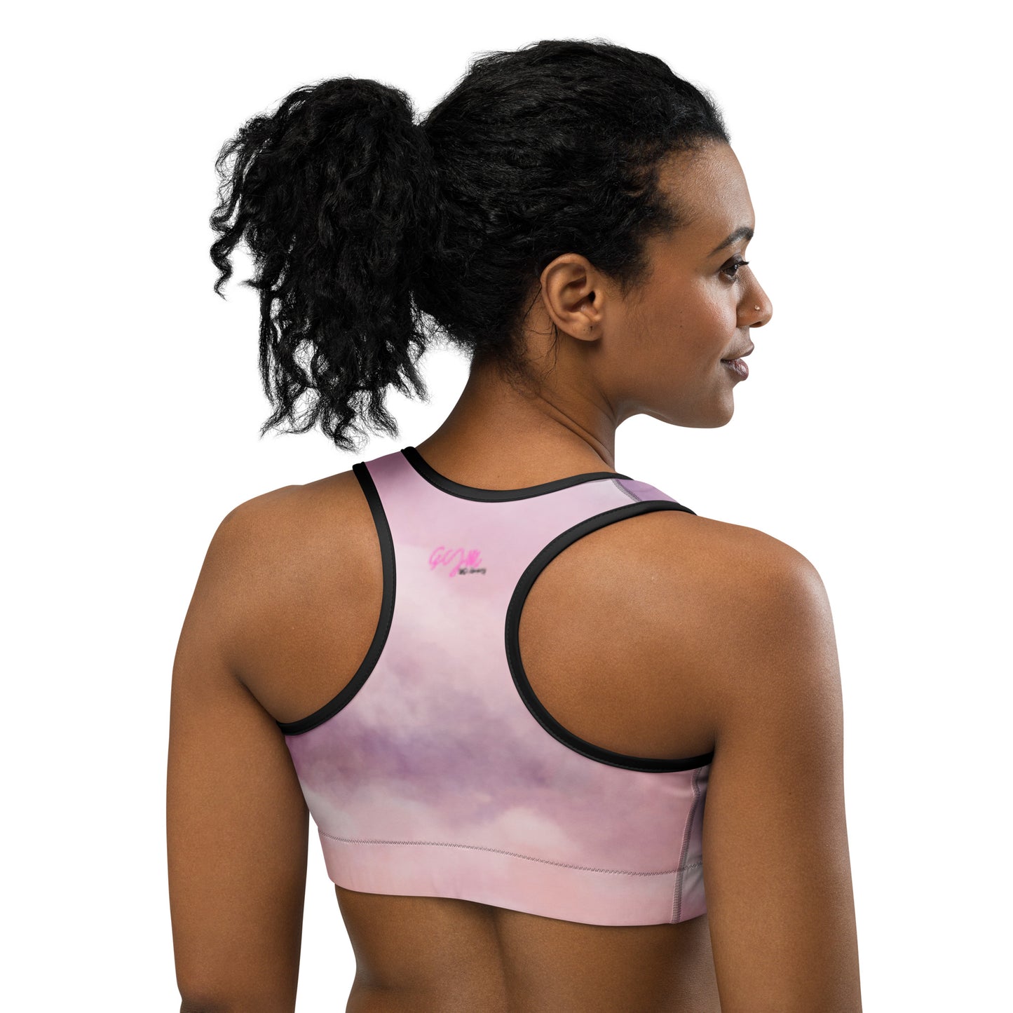 GymWidowz Sports bra - Clouds