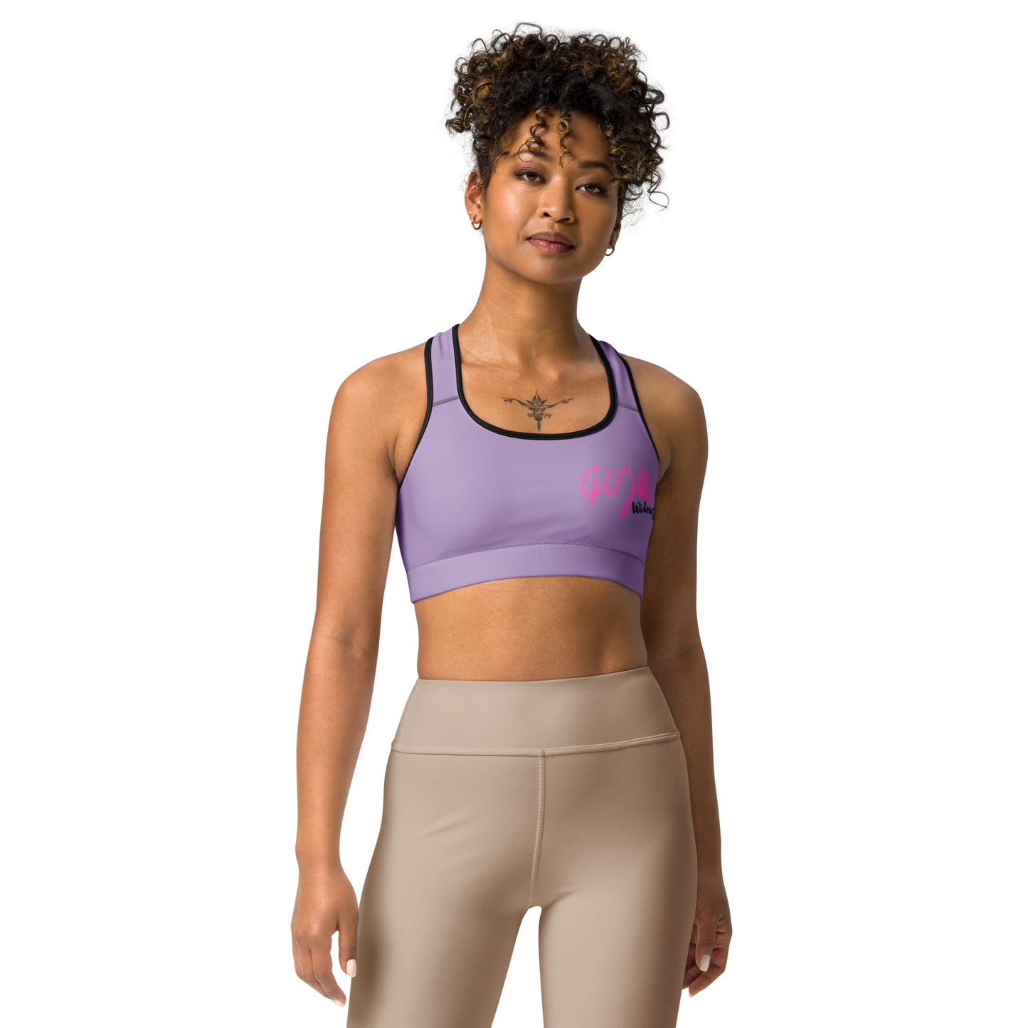 GymWidowz Sports bra - Purple