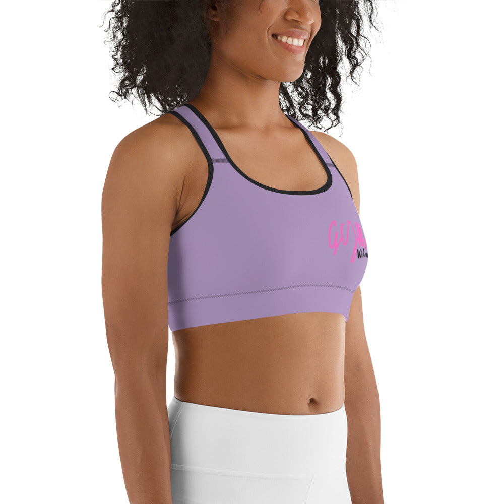 GymWidowz Sports bra - Purple