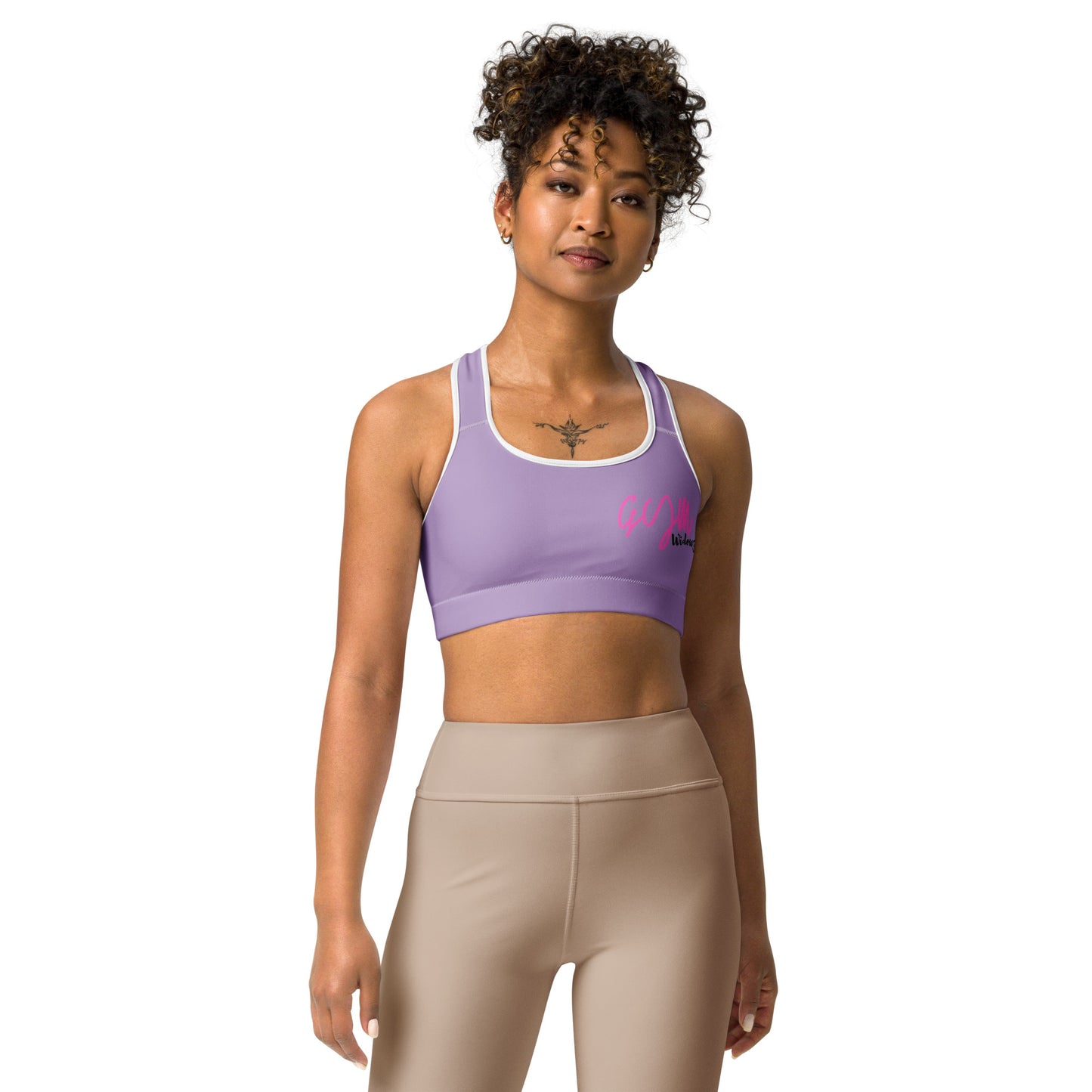GymWidowz Sports bra - Purple