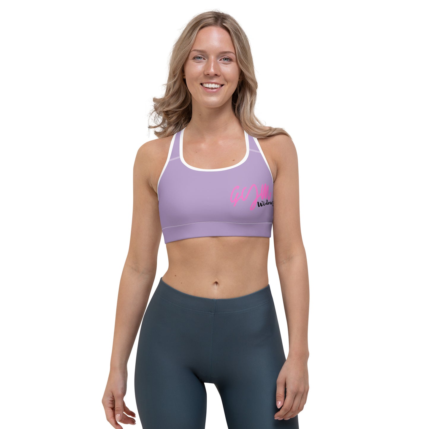 GymWidowz Sports bra - Purple