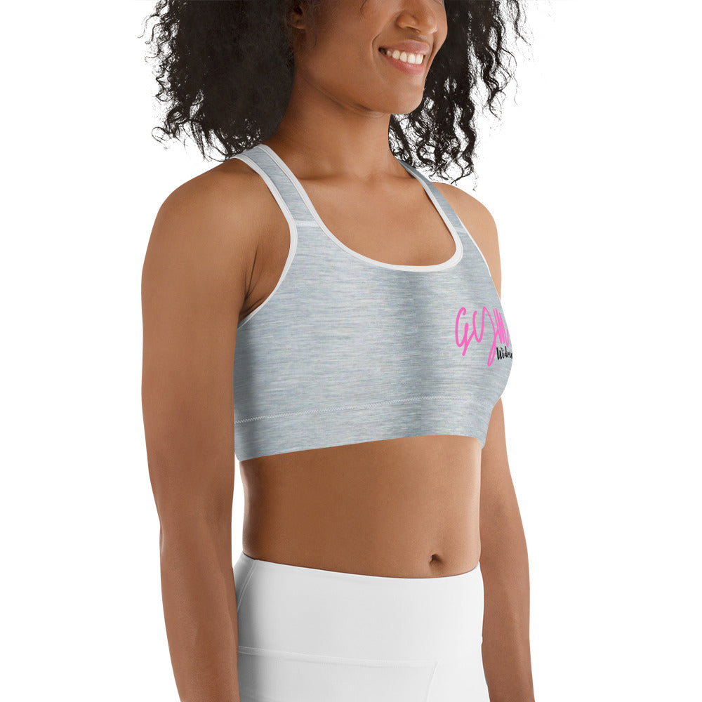 GymWidowz Sports bra - Brushed Alloy