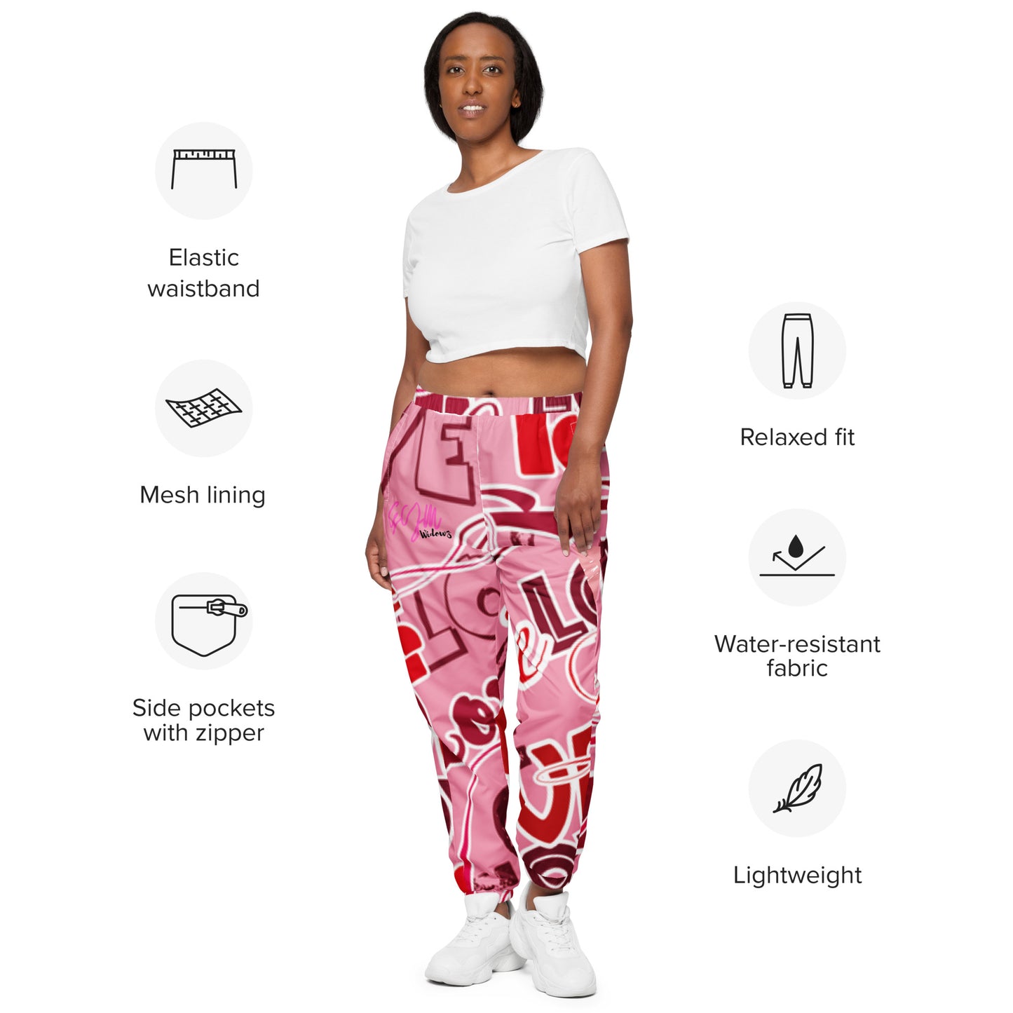 GymWidowz Unisex track pants - Love Collection