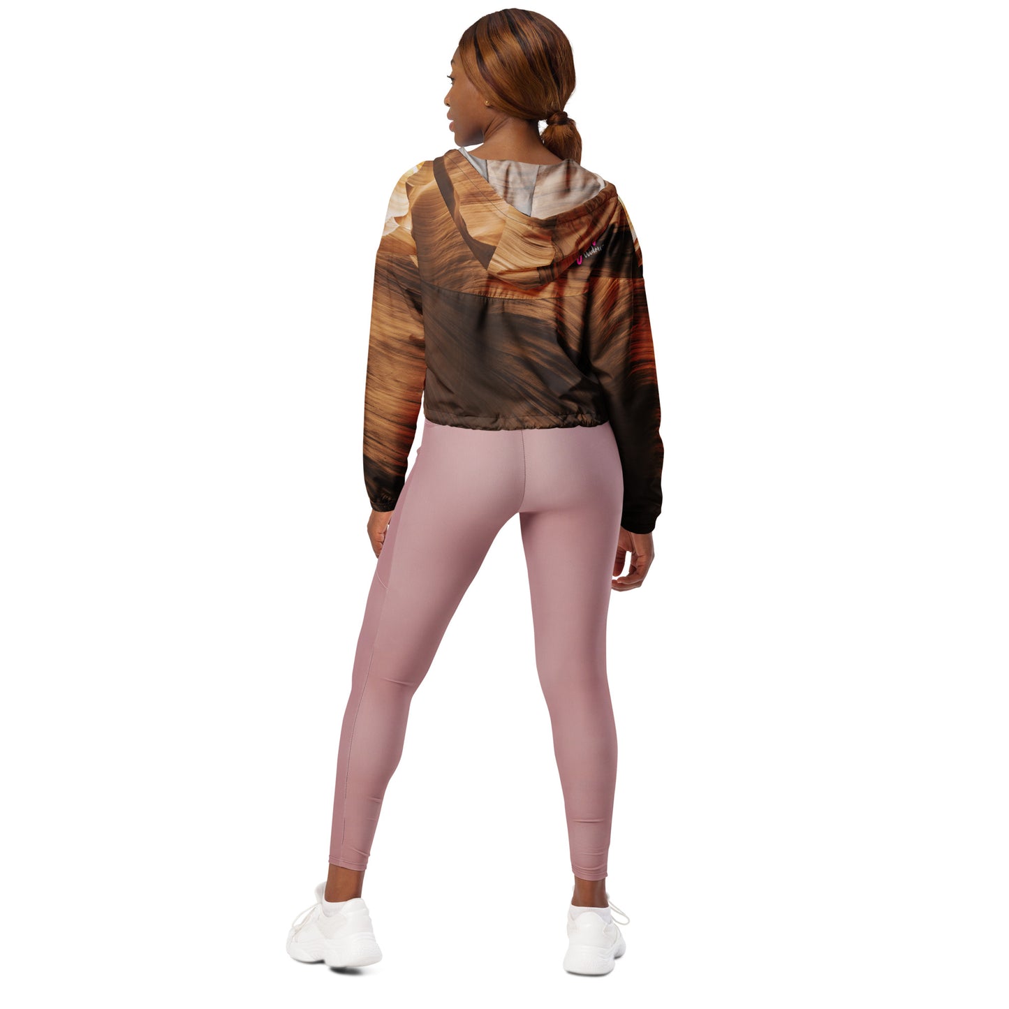 GymWidowz Women’s cropped windbreaker - Phoenix