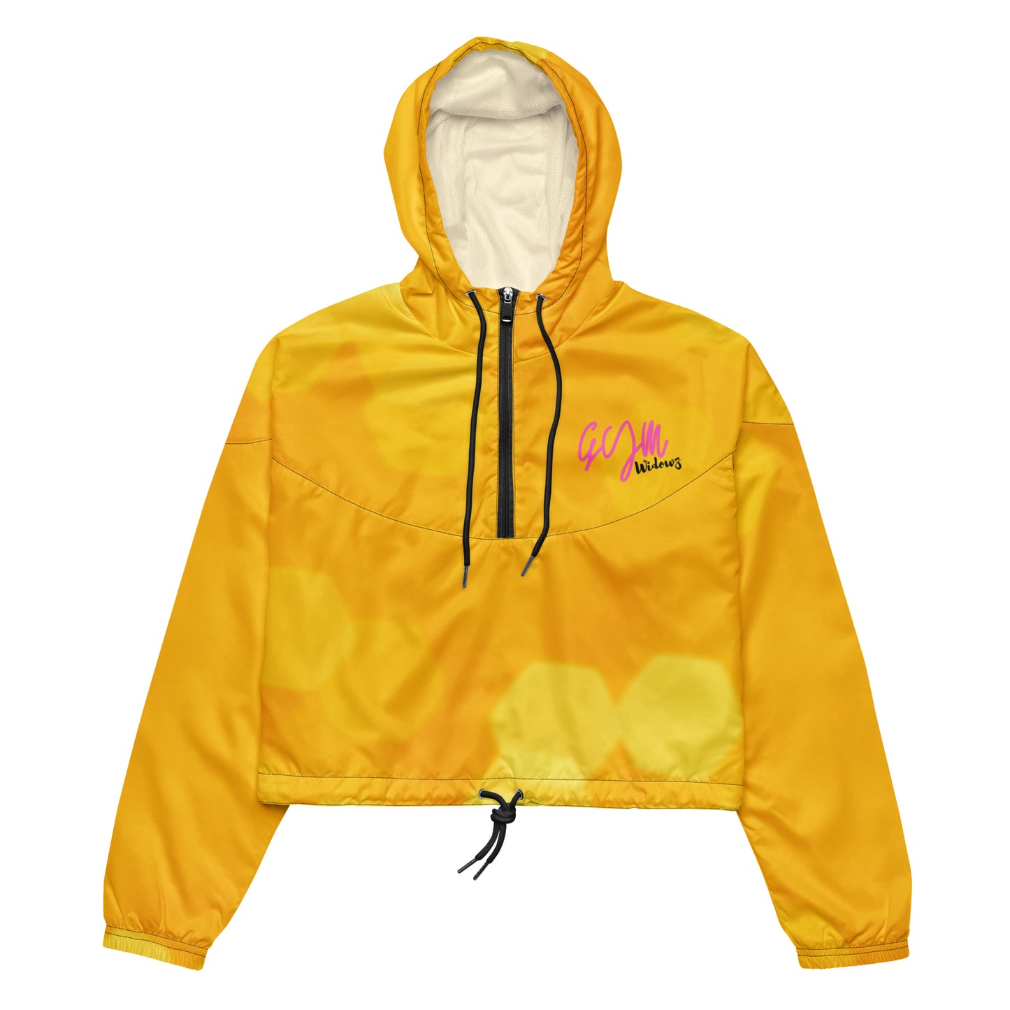 GymWidowz Women’s cropped windbreaker - Sunspot