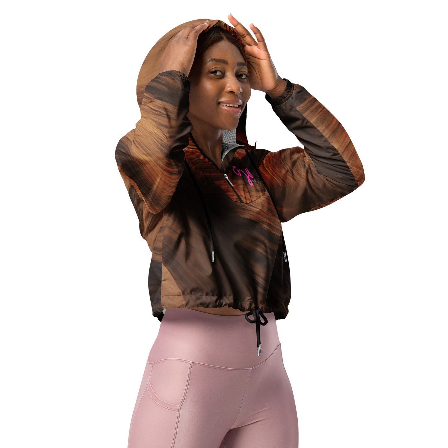 GymWidowz Women’s cropped windbreaker - Phoenix