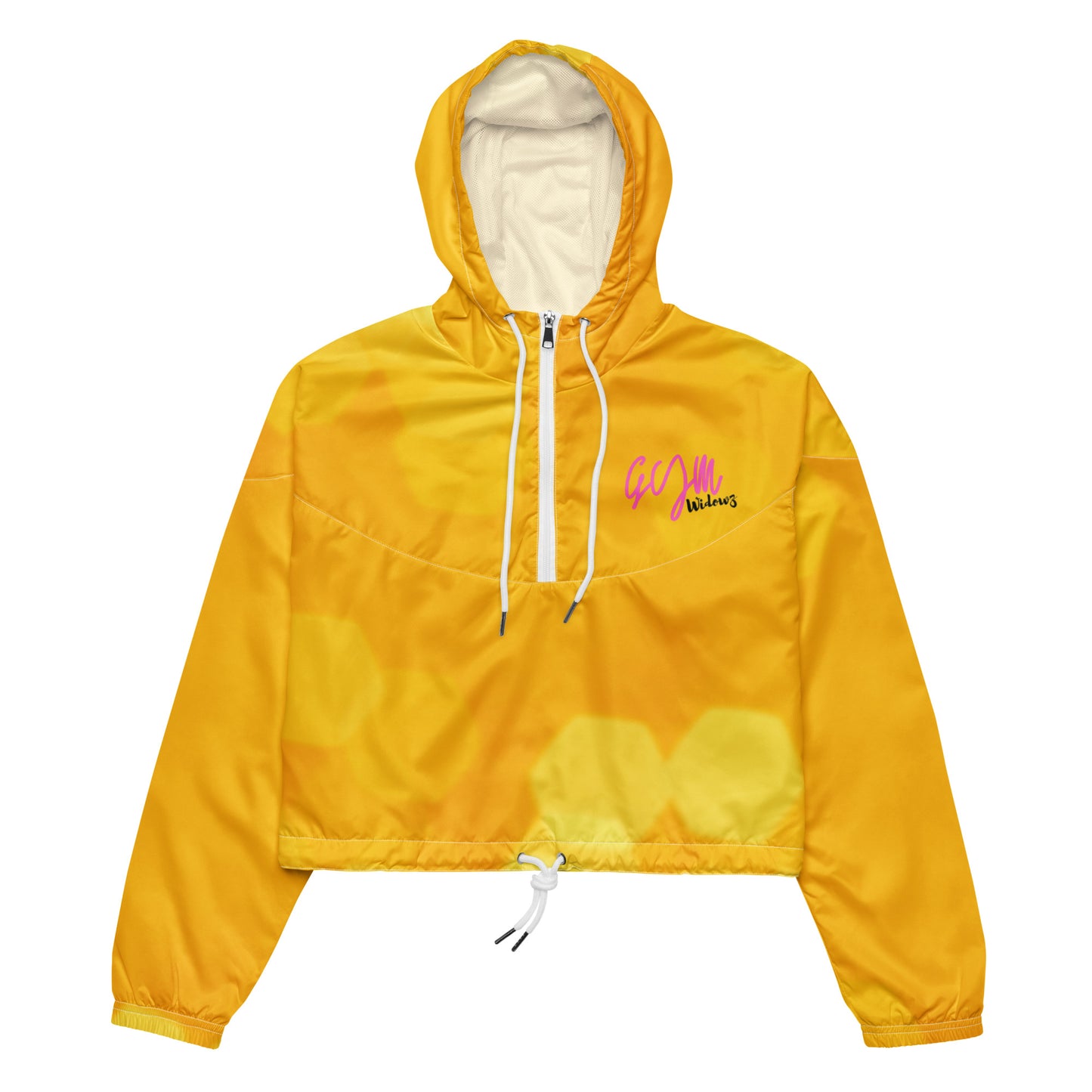 GymWidowz Women’s cropped windbreaker - Sunspot