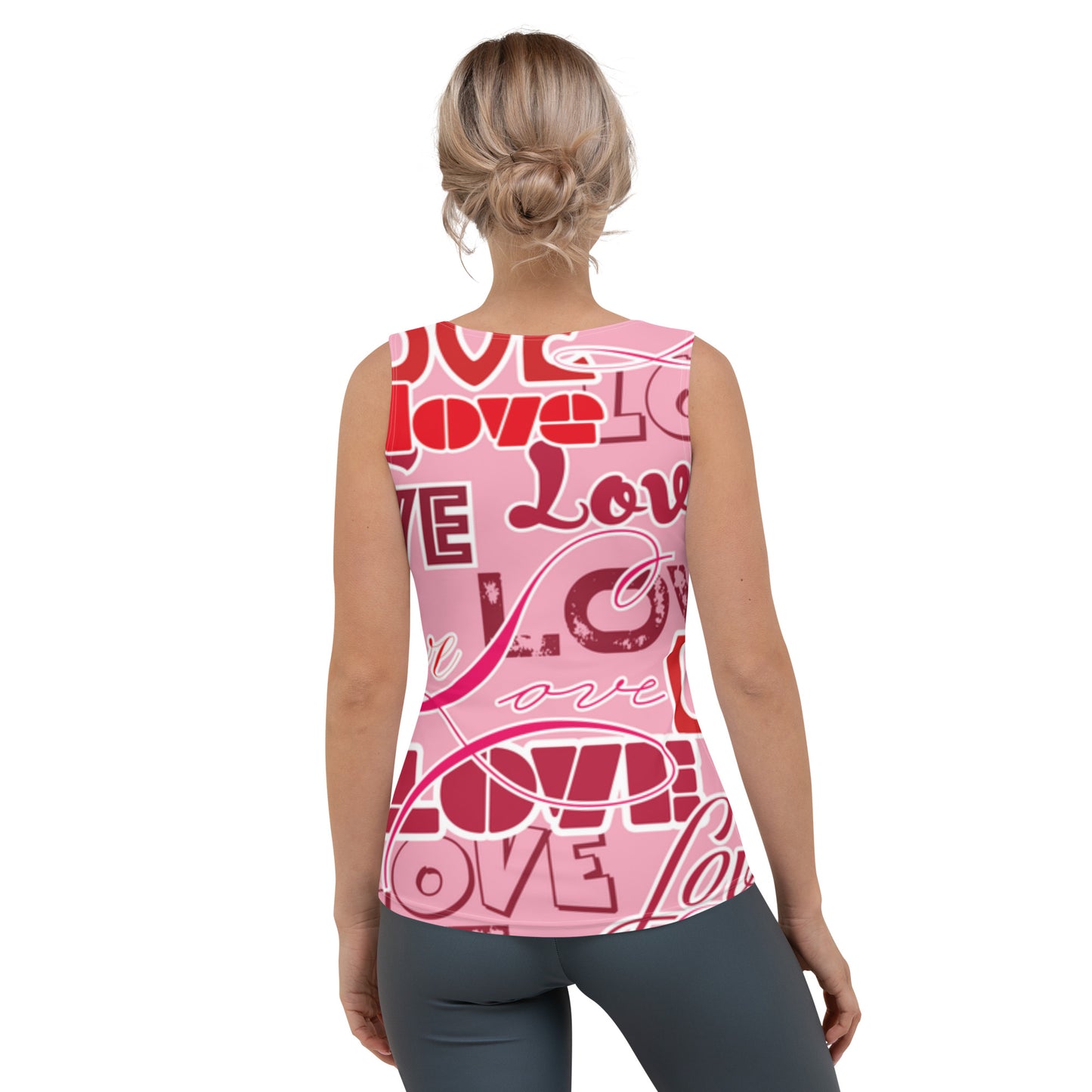 GymWidowz Cut & Sew Tank Top - Love Collection