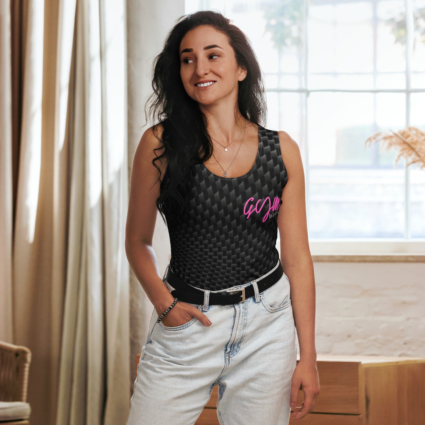 GymWidowz Sublimation Cut & Sew Tank Top