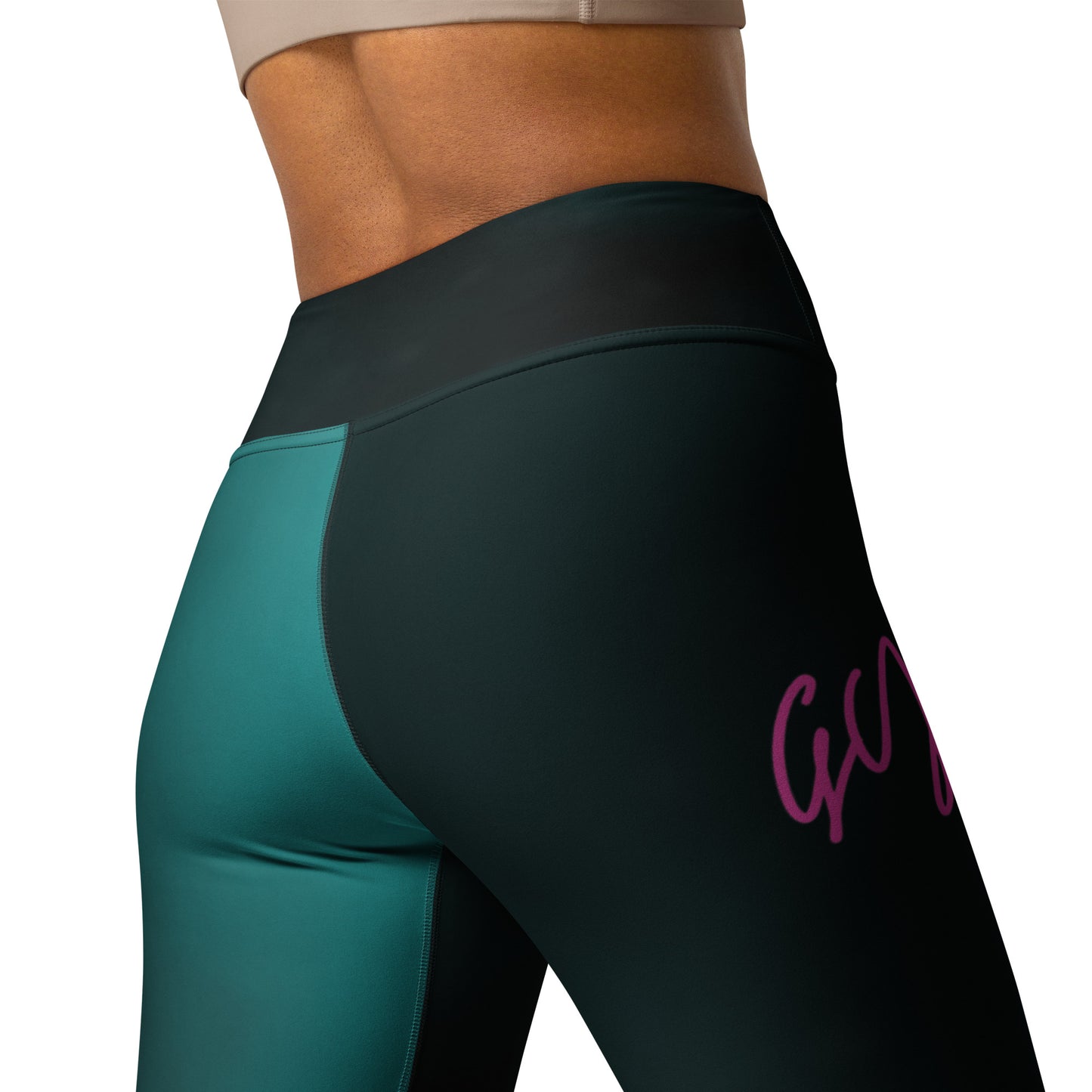 GymWidowz Yoga Leggings - Deep Sea