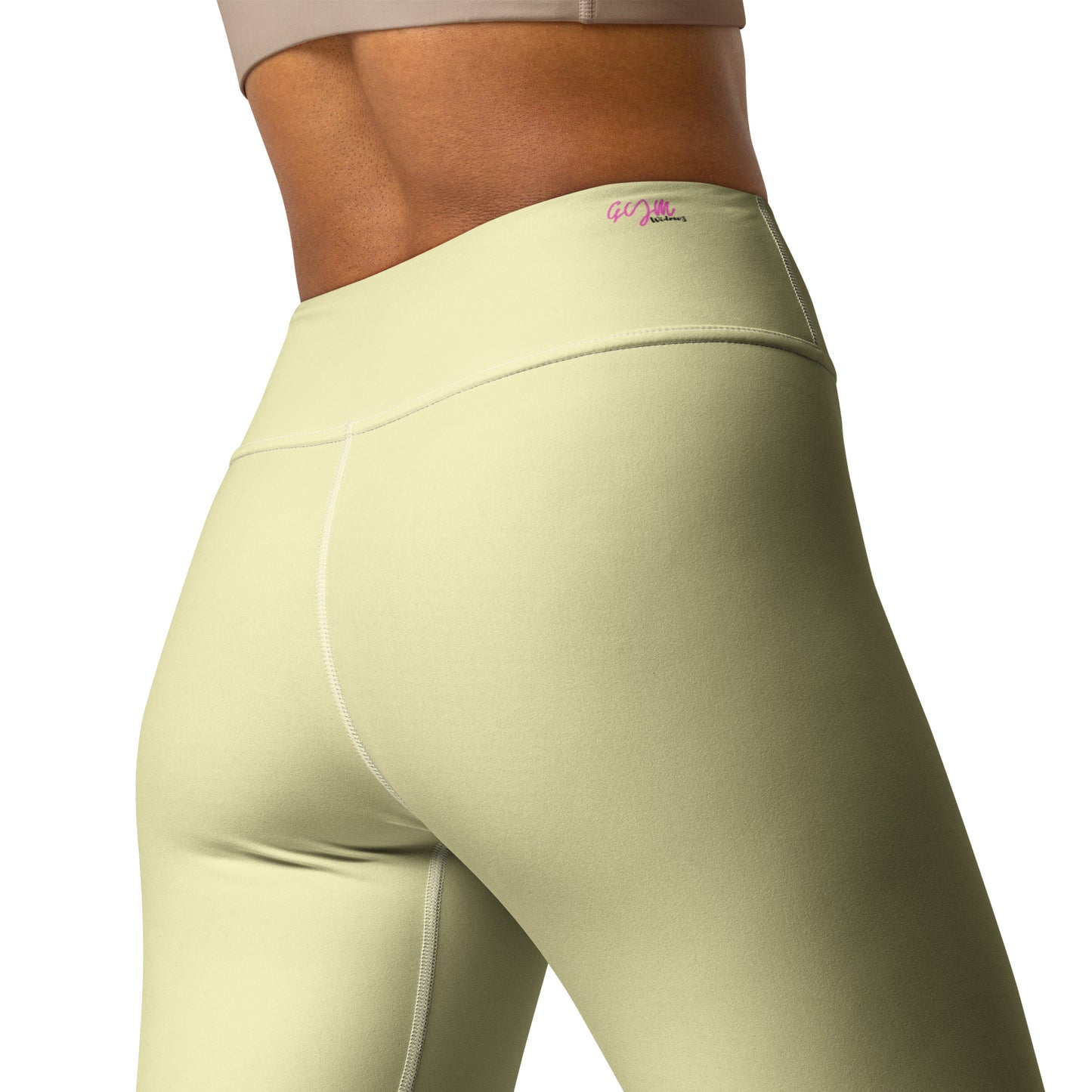 GymWidowz Yoga Leggings - Yellow