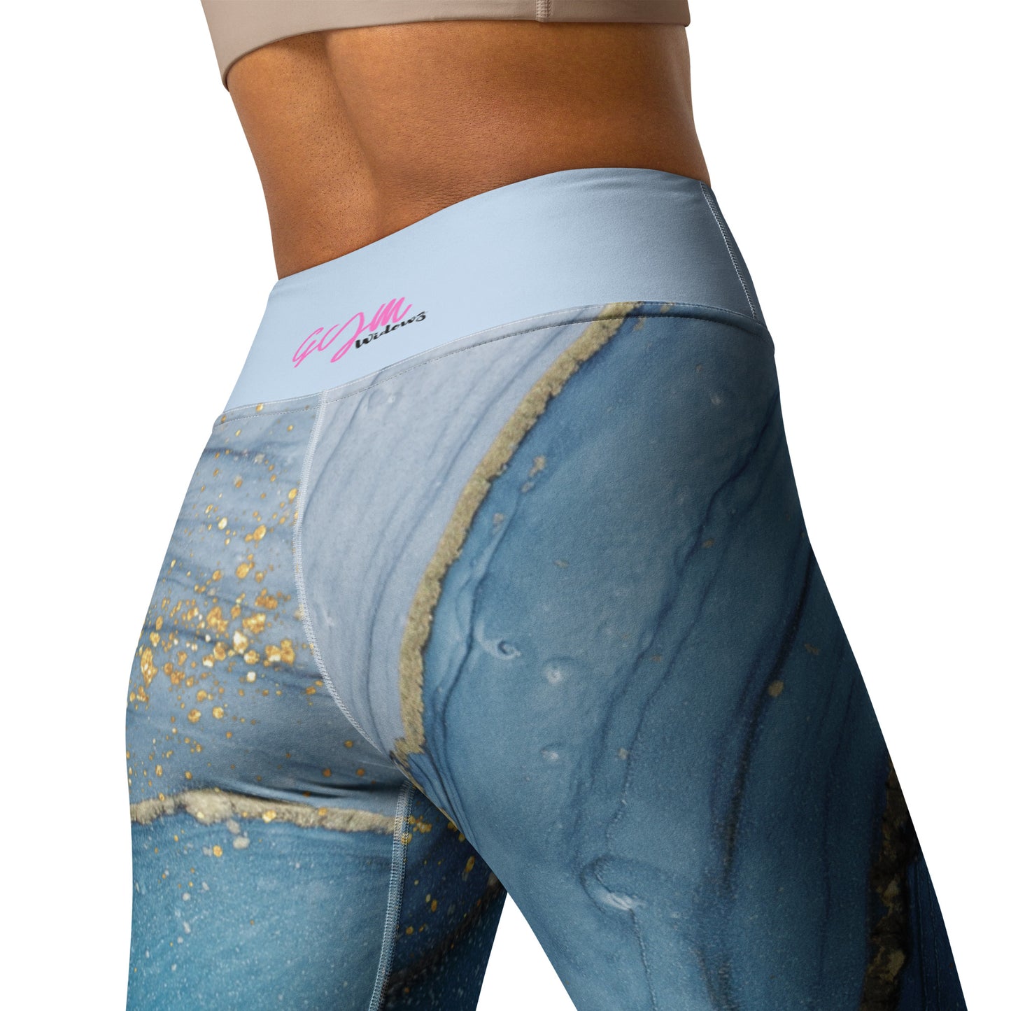 GymWidowz Yoga Leggings - Seashell