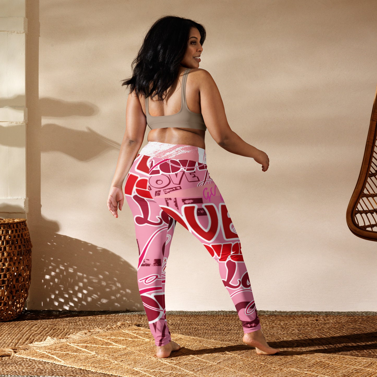 GymWidowz Yoga Leggings - Love Collection