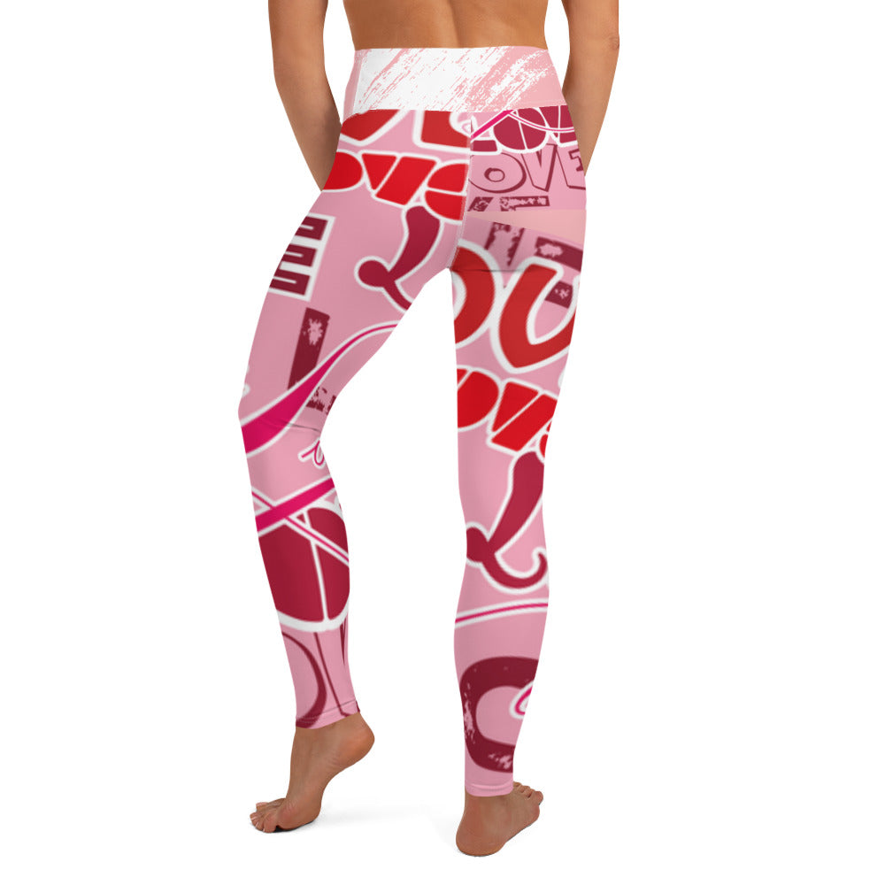 GymWidowz Yoga Leggings - Love Collection