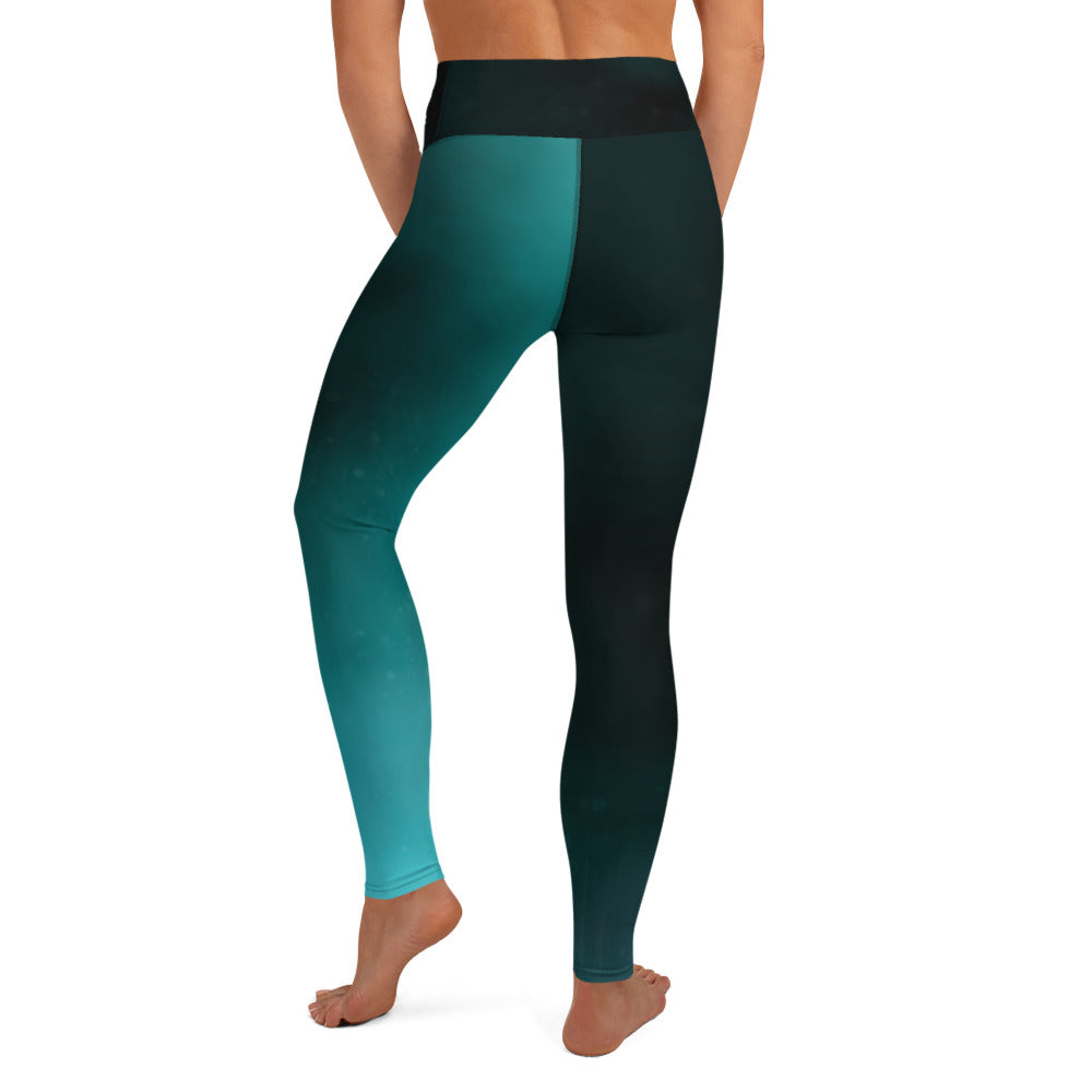 GymWidowz Yoga Leggings - Deep Sea