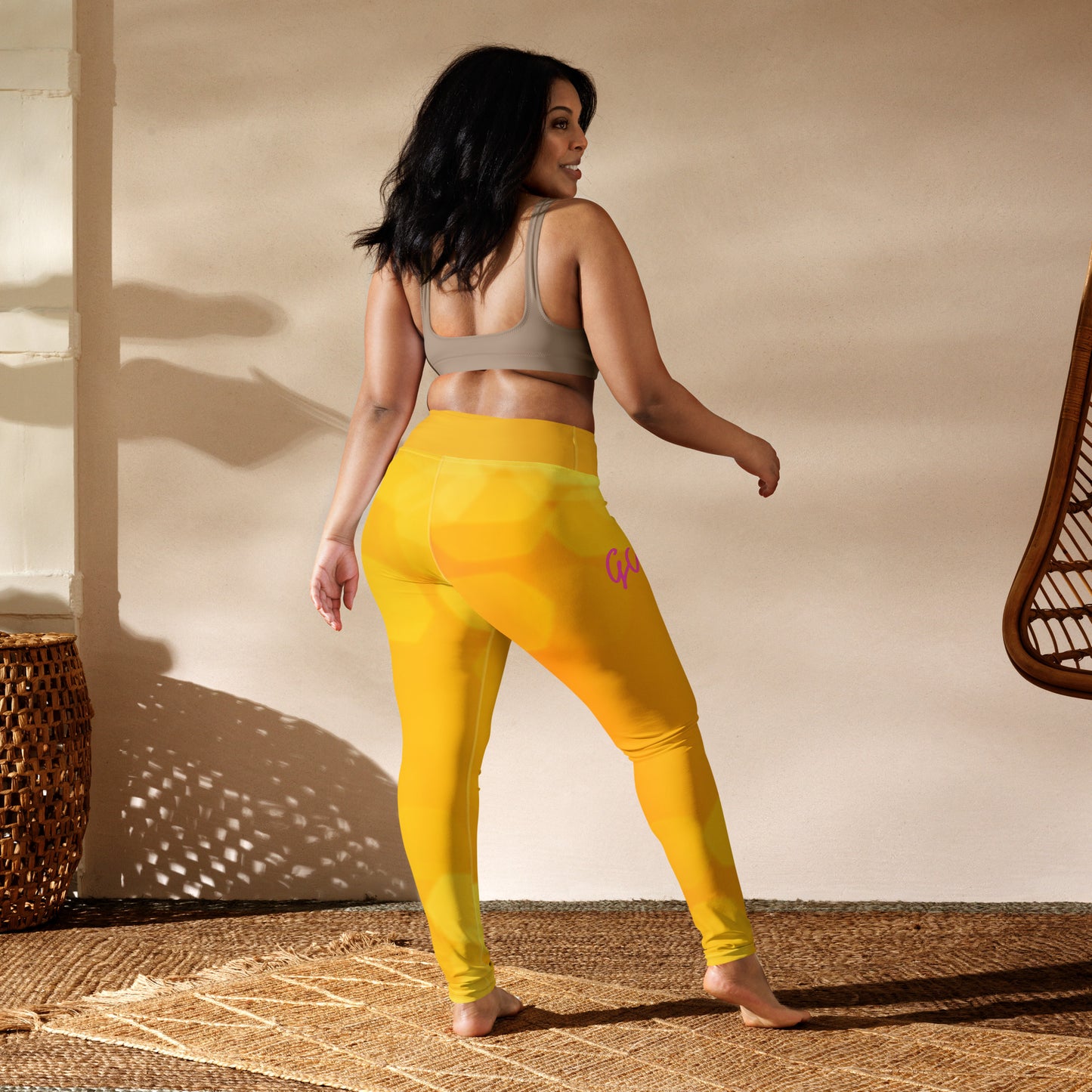 GymWidowz Yoga Leggings - Sunspot