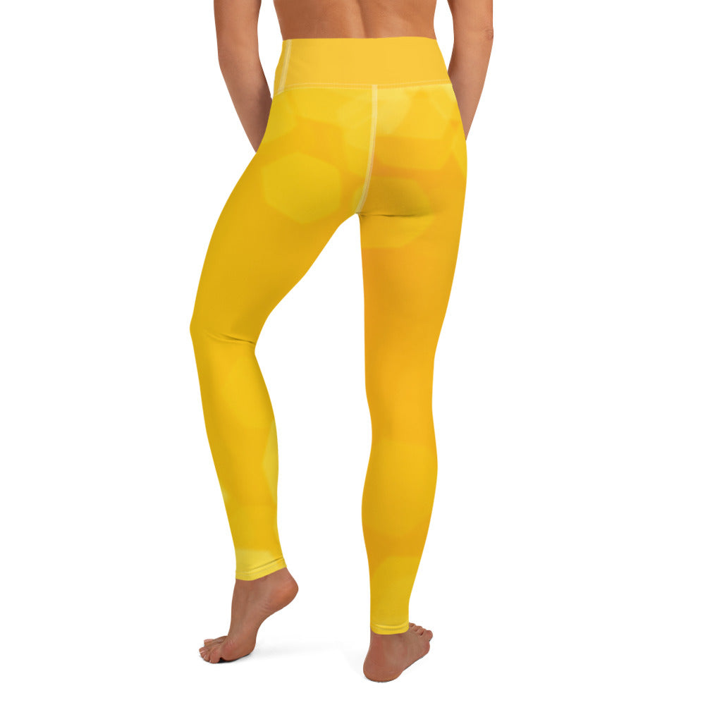 GymWidowz Yoga Leggings - Sunspot